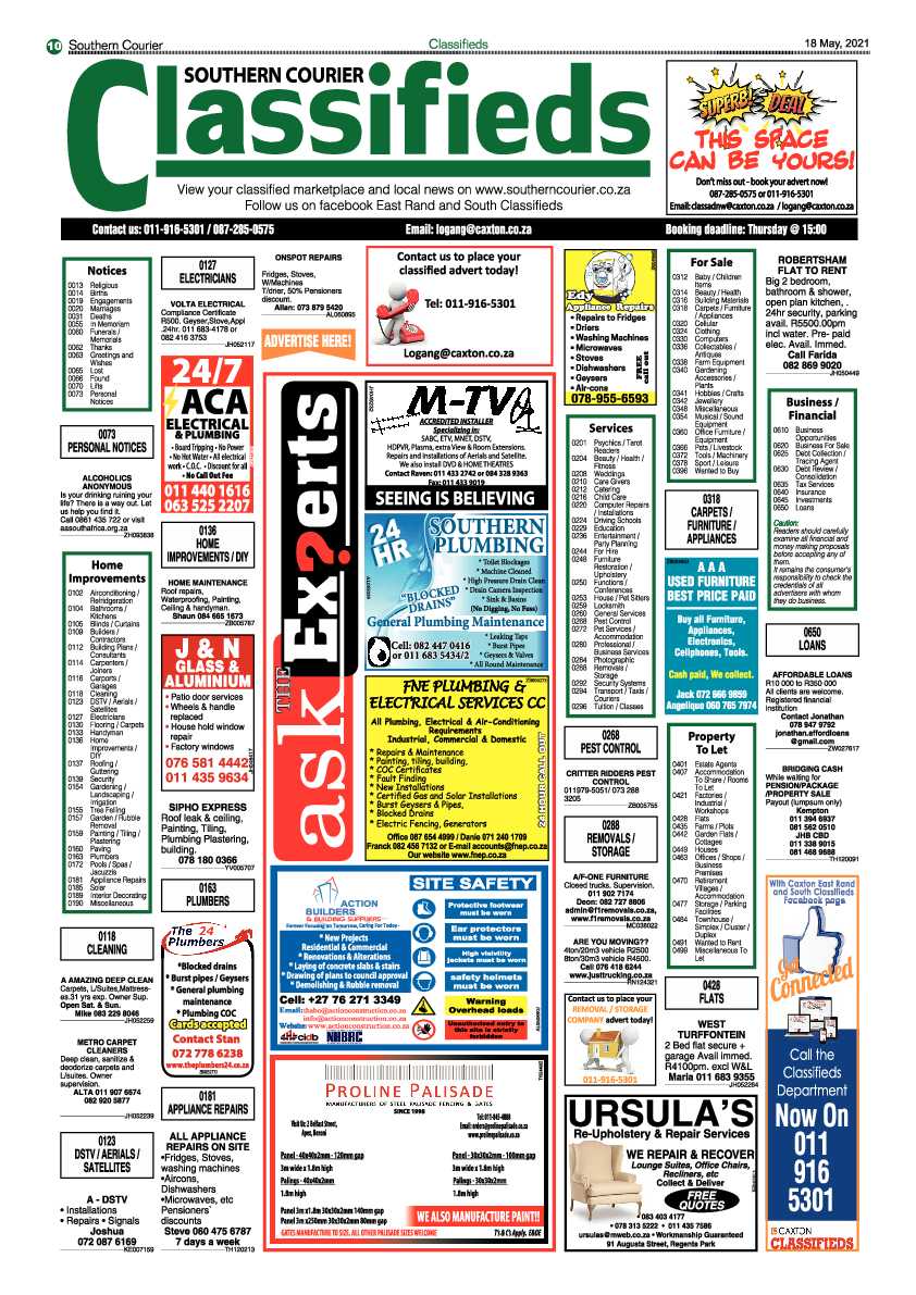 Southern Courier 21 May 2021 page 10