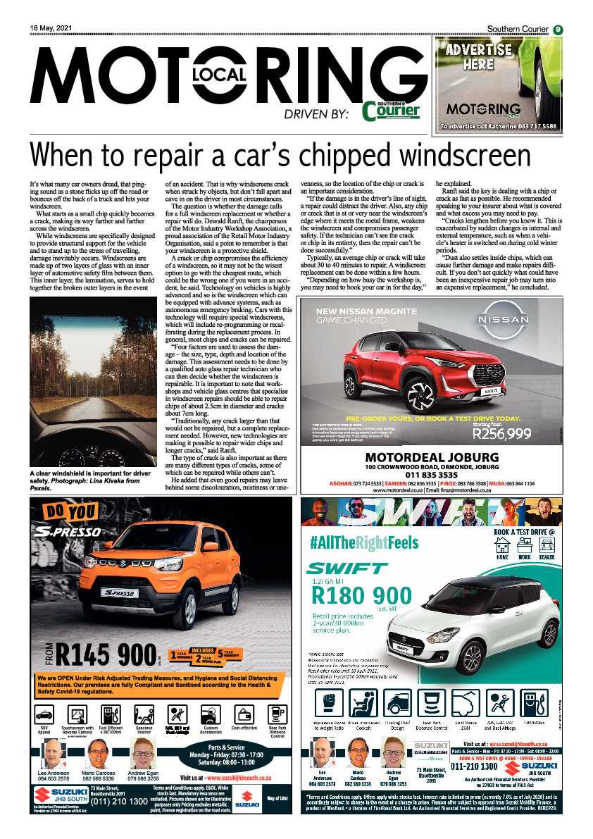 Southern Courier 21 May 2021 page 9