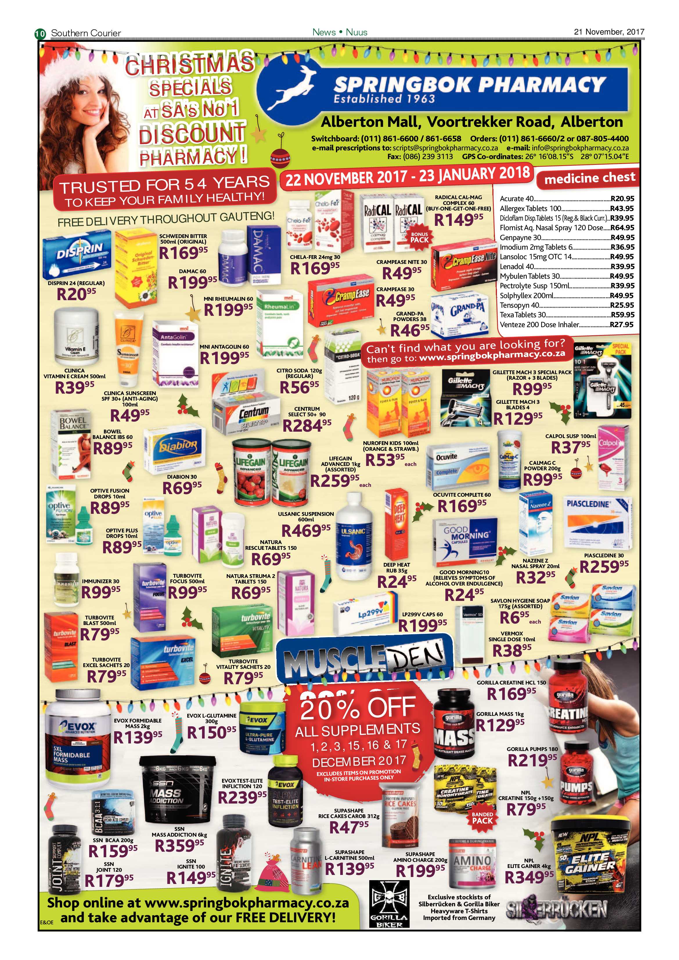 Southern Courier 21 November 2017 page 10