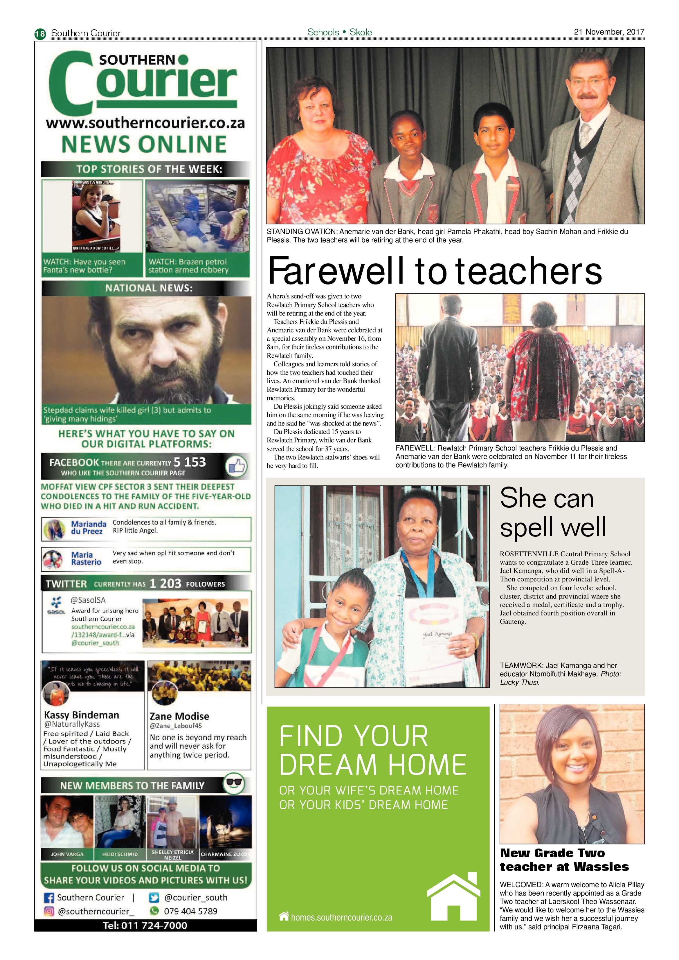 Southern Courier 21 November 2017 page 18