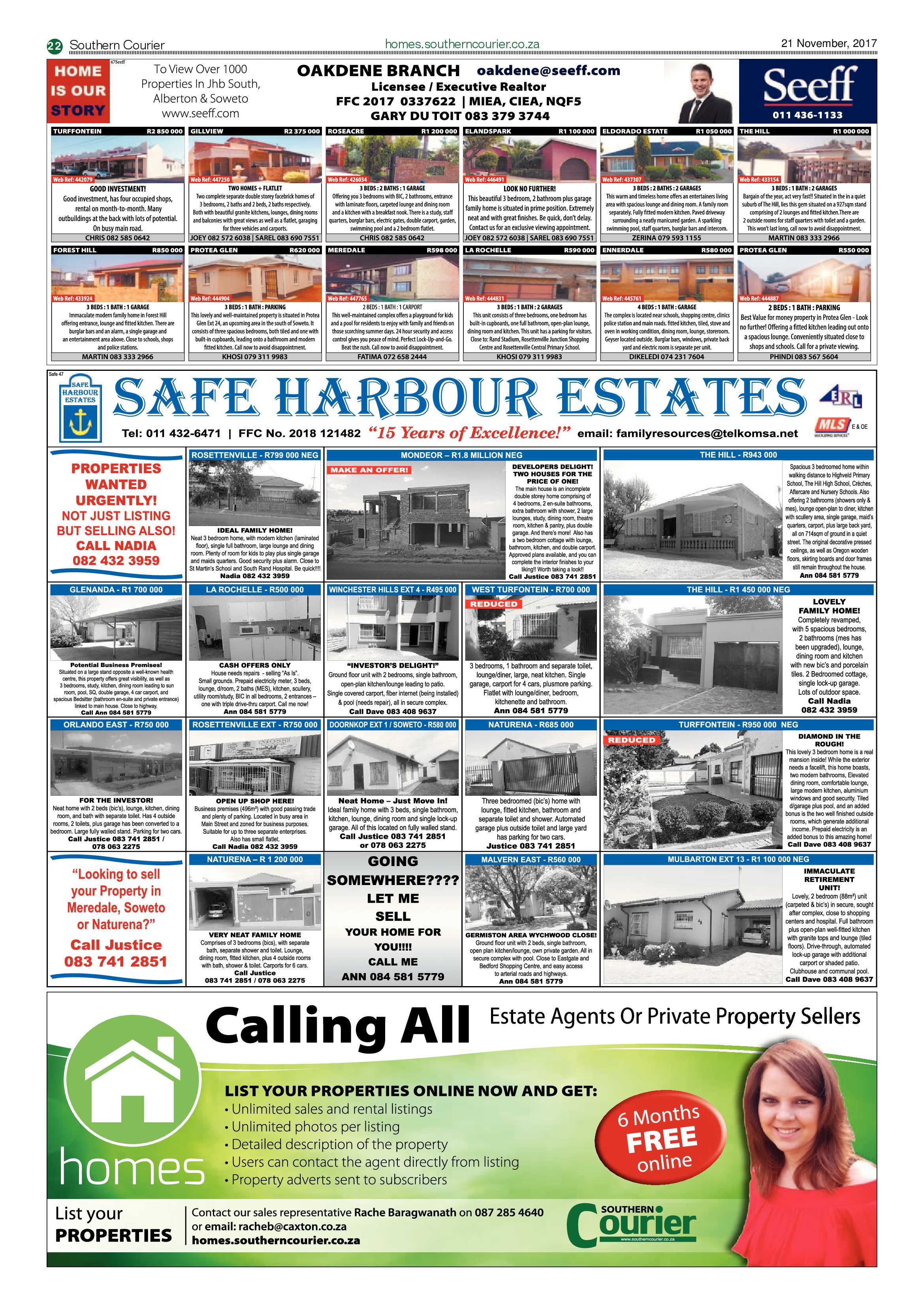 Southern Courier 21 November 2017 page 22