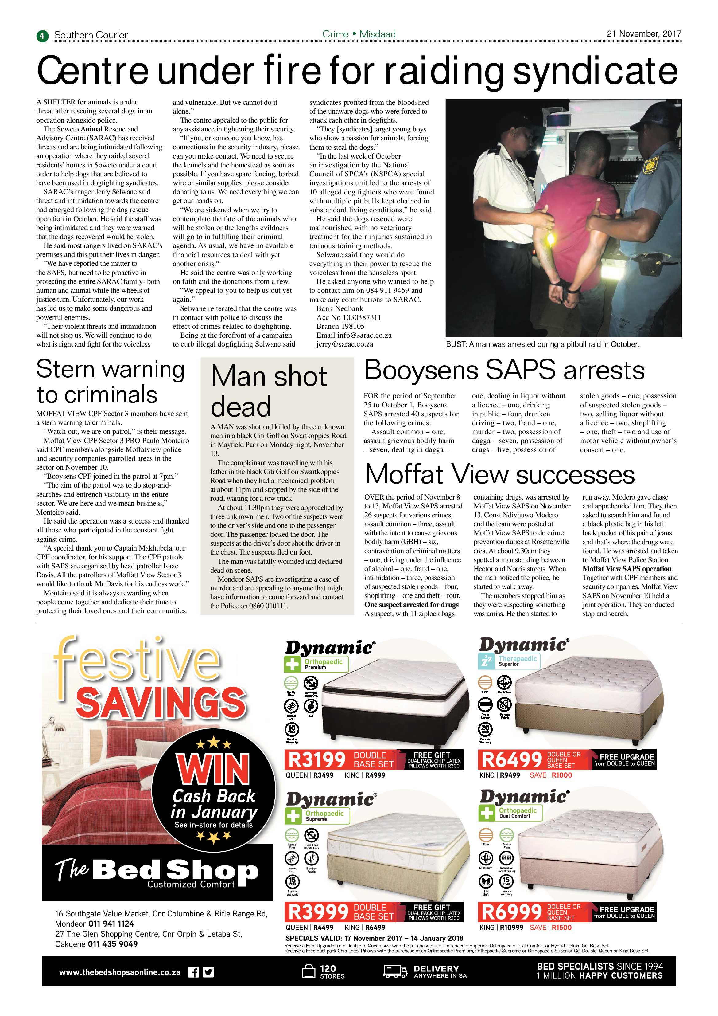 Southern Courier 21 November 2017 page 4