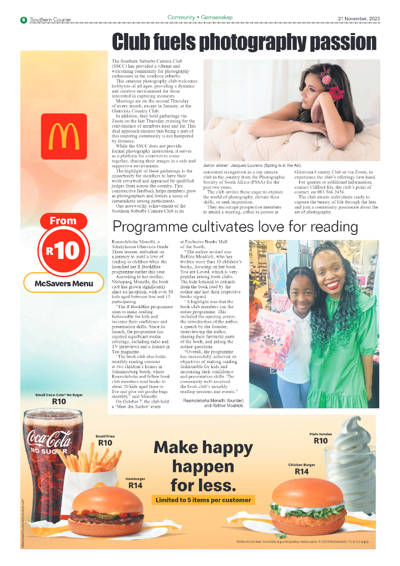 Southern Courier 21 November 2023 page 6