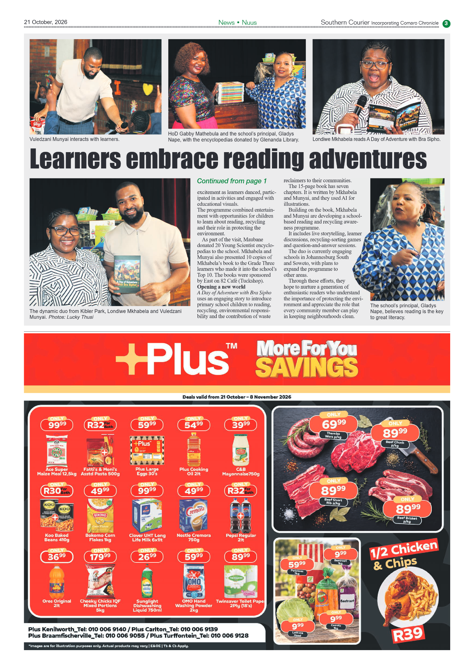 Southern Courier 21 October 2026 page 3