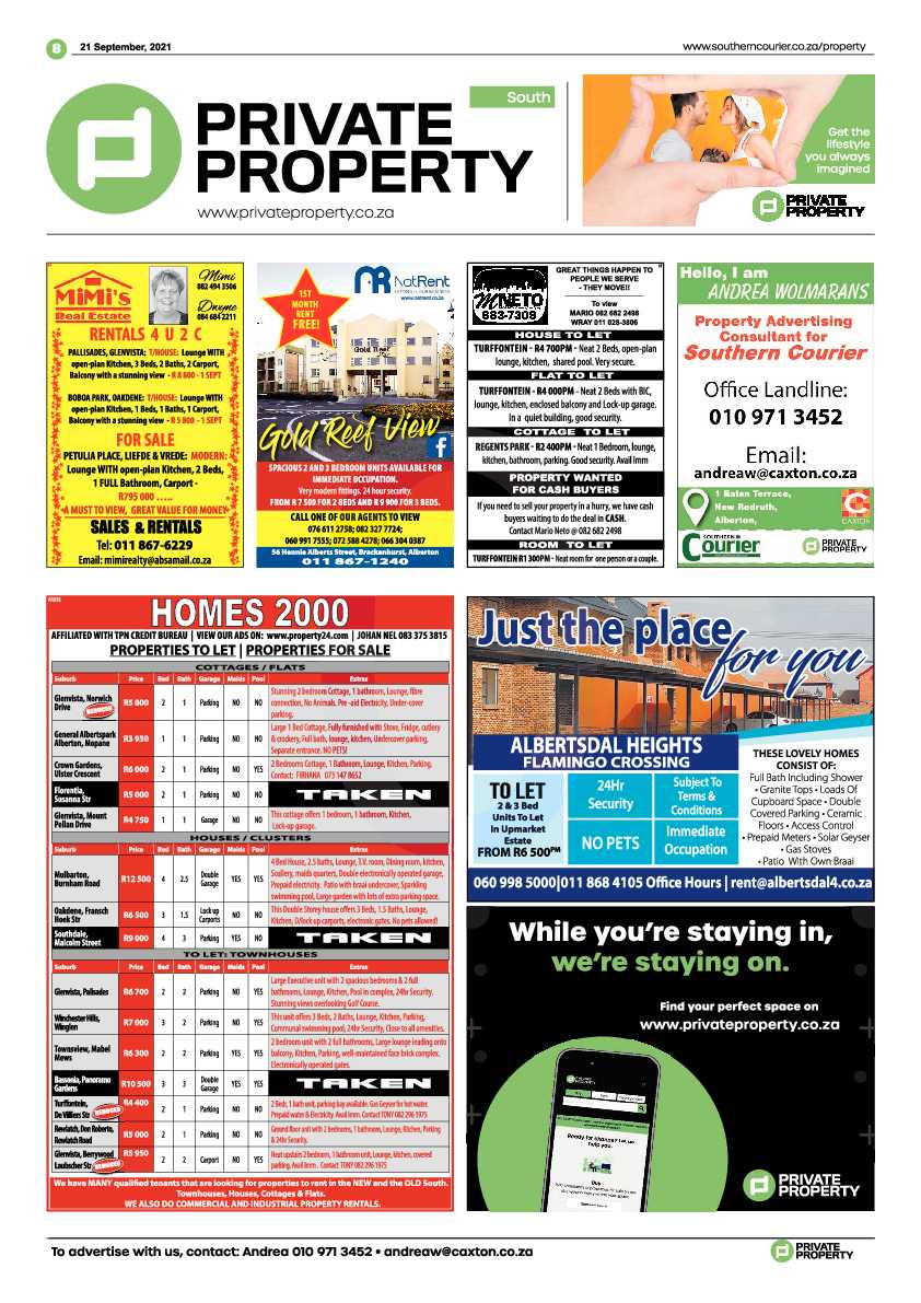 Southern Courier 21 September 2021 page 10