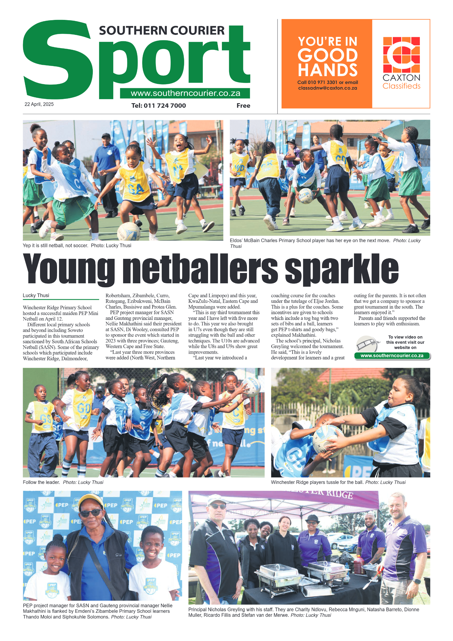 Southern Courier 22 April 2025 page 8