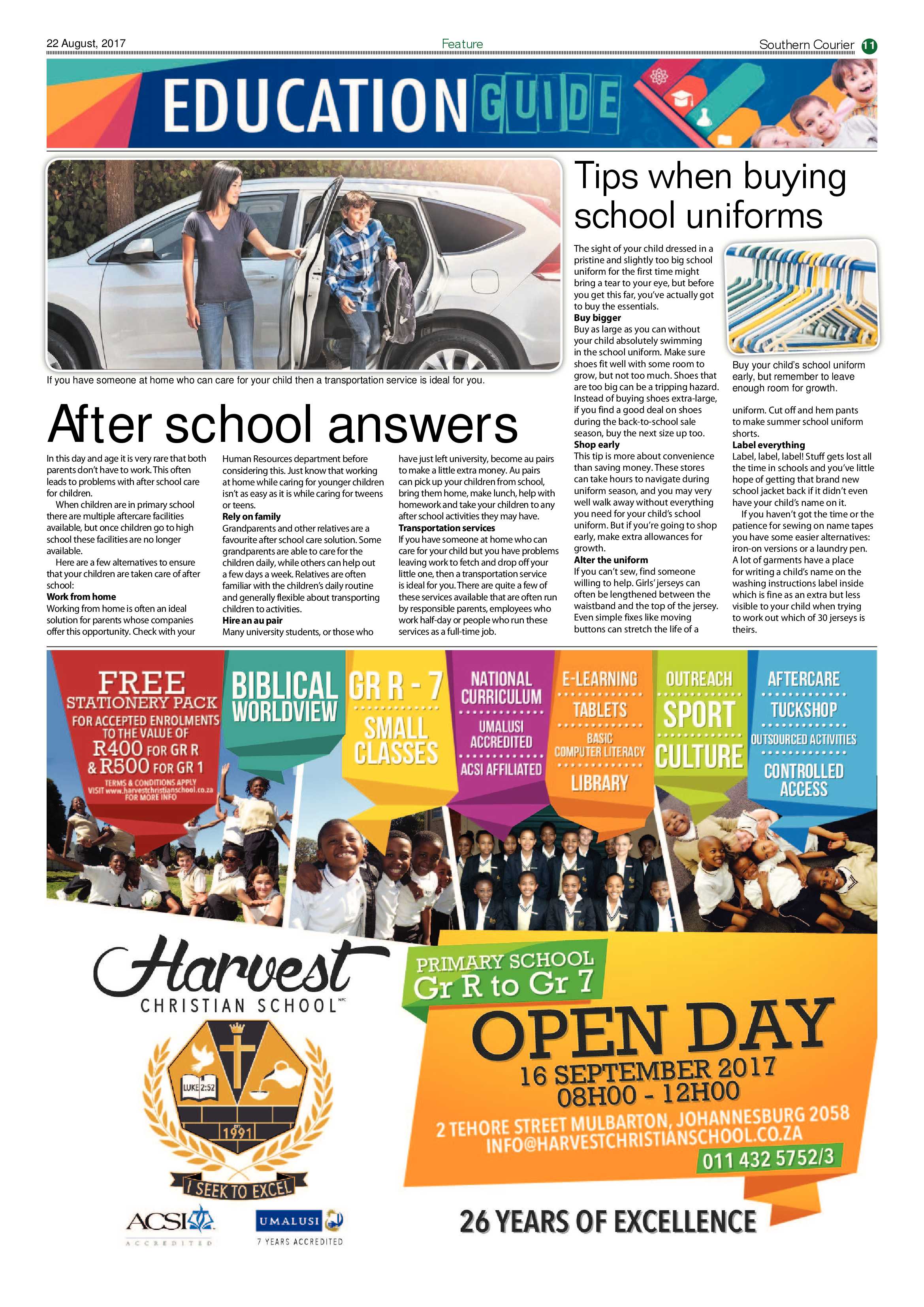 Southern Courier 22 August 2017 page 11