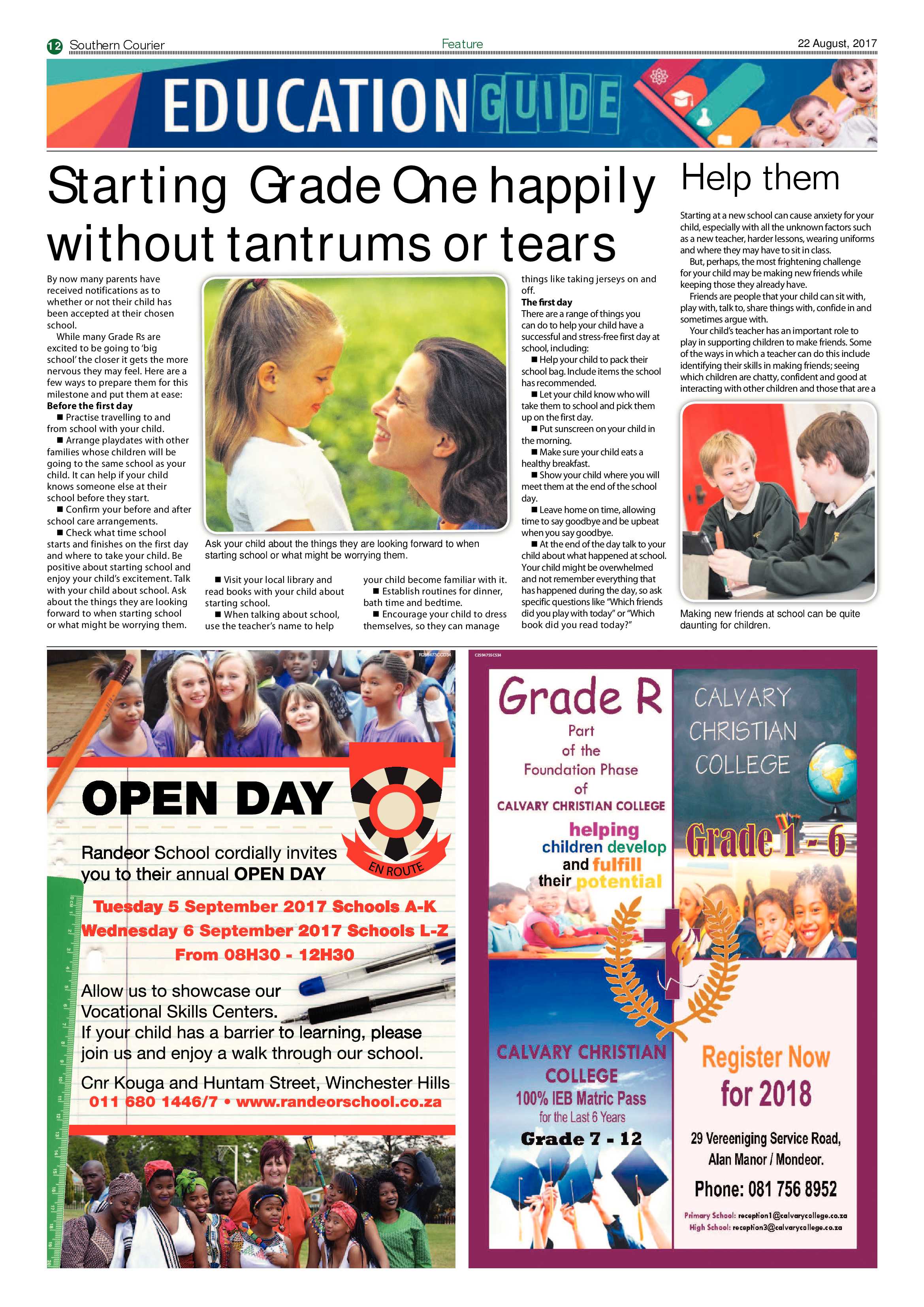 Southern Courier 22 August 2017 page 12