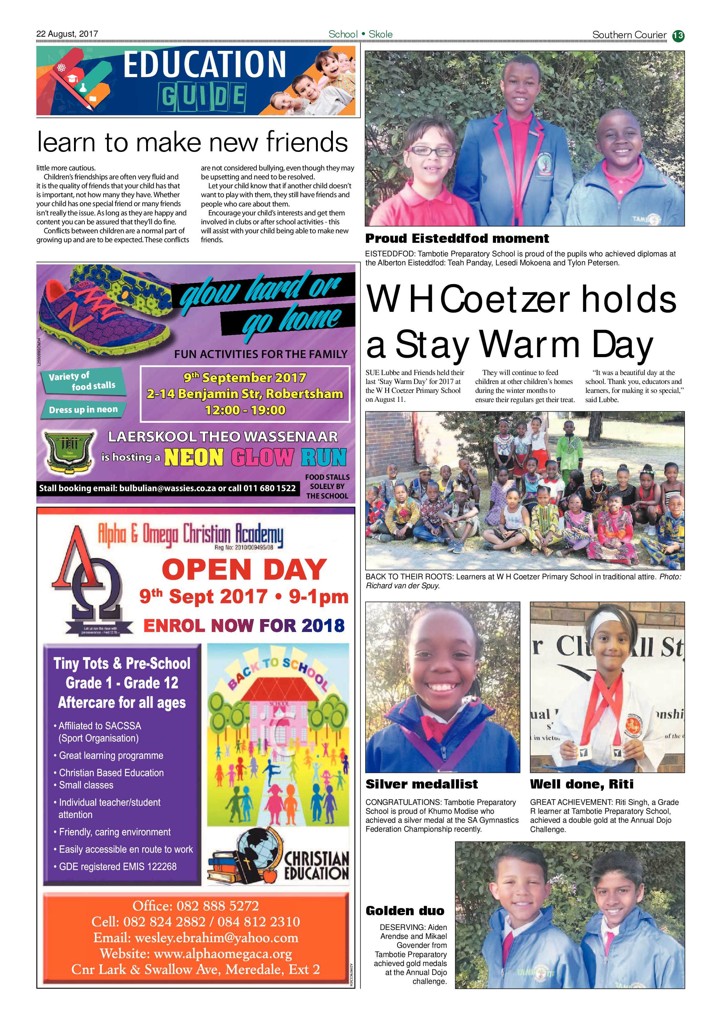 Southern Courier 22 August 2017 page 13