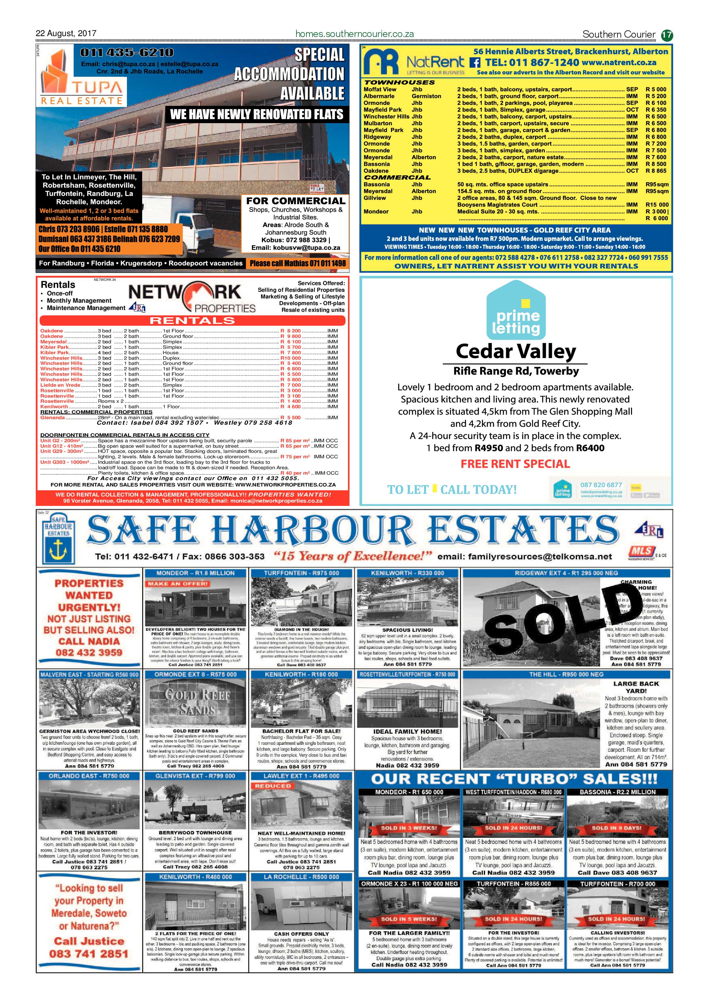 Southern Courier 22 August 2017 page 17