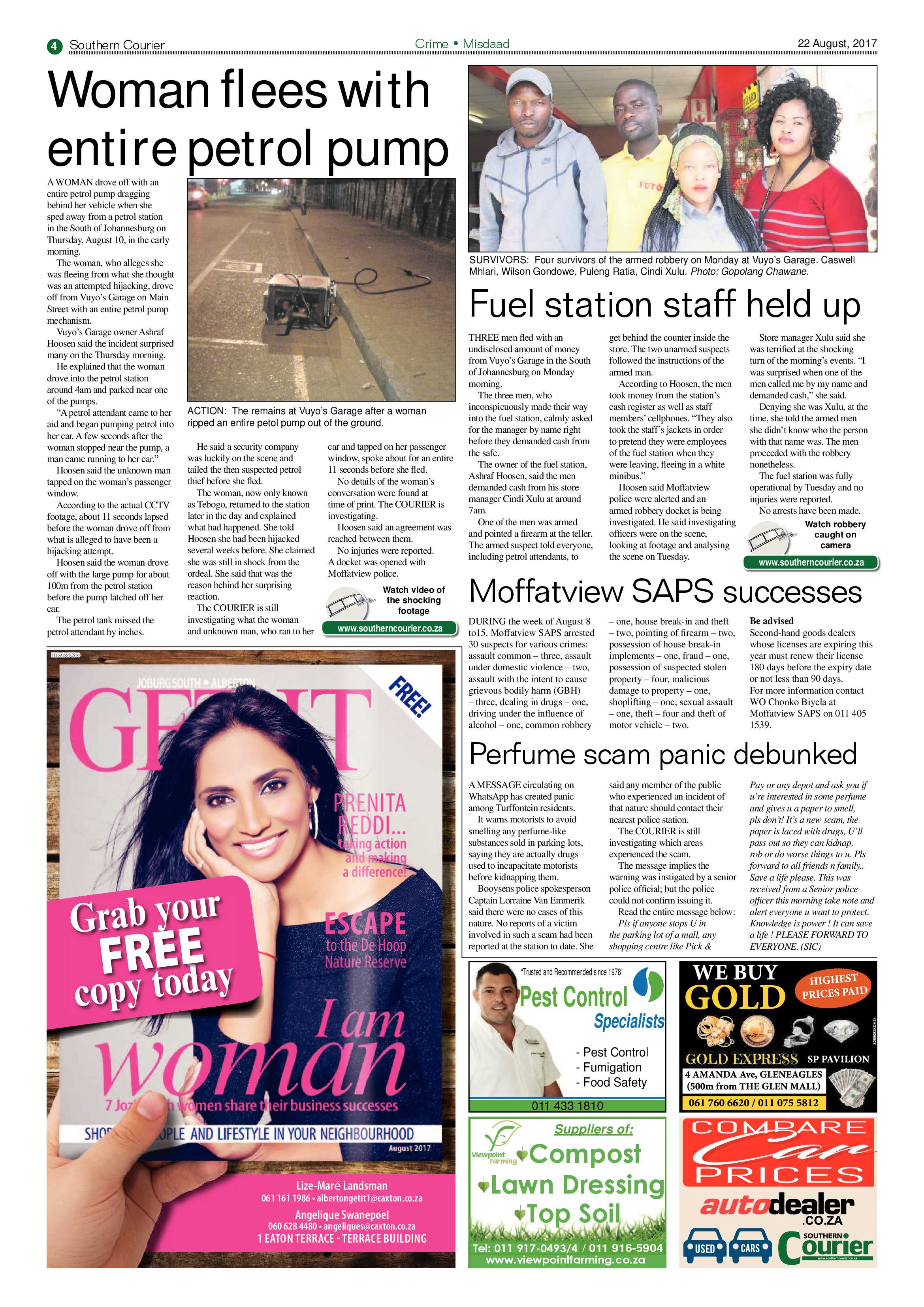 Southern Courier 22 August 2017 page 4