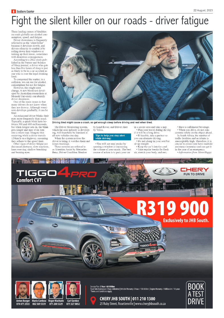 Southern Courier 22 August 2023 page 6