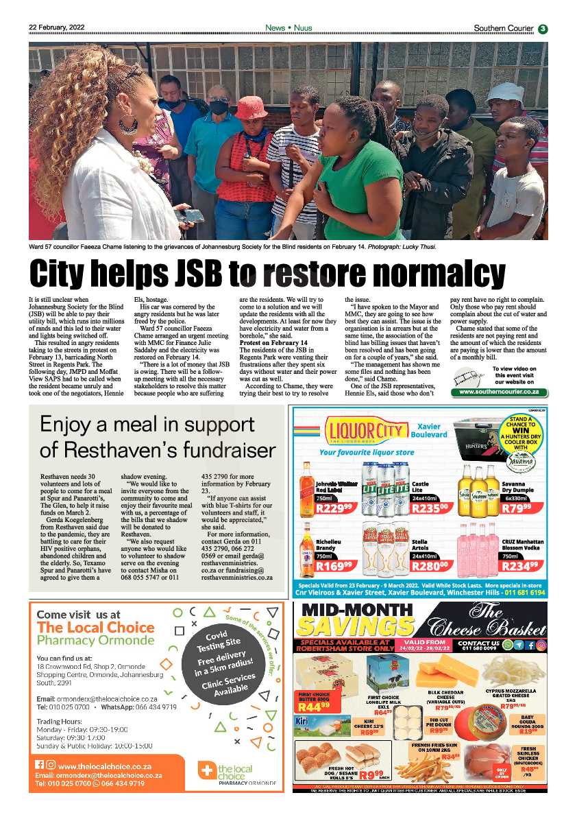 Southern Courier 22 February 2022 page 5