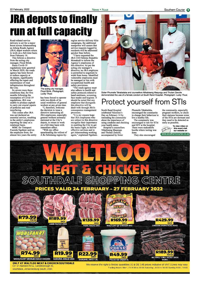 Southern Courier 22 February 2022 page 7