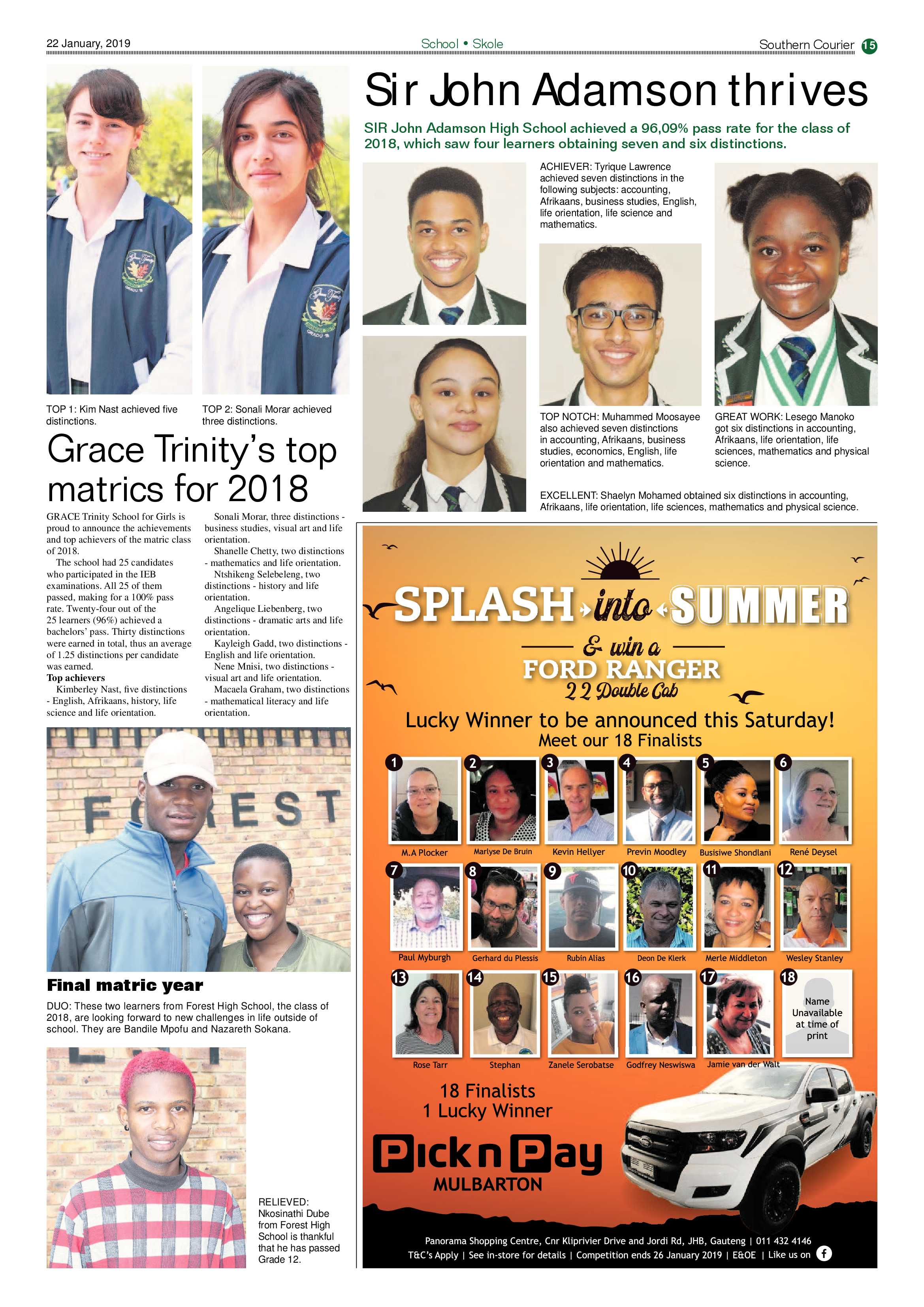 Southern Courier 22 January 2019 page 15
