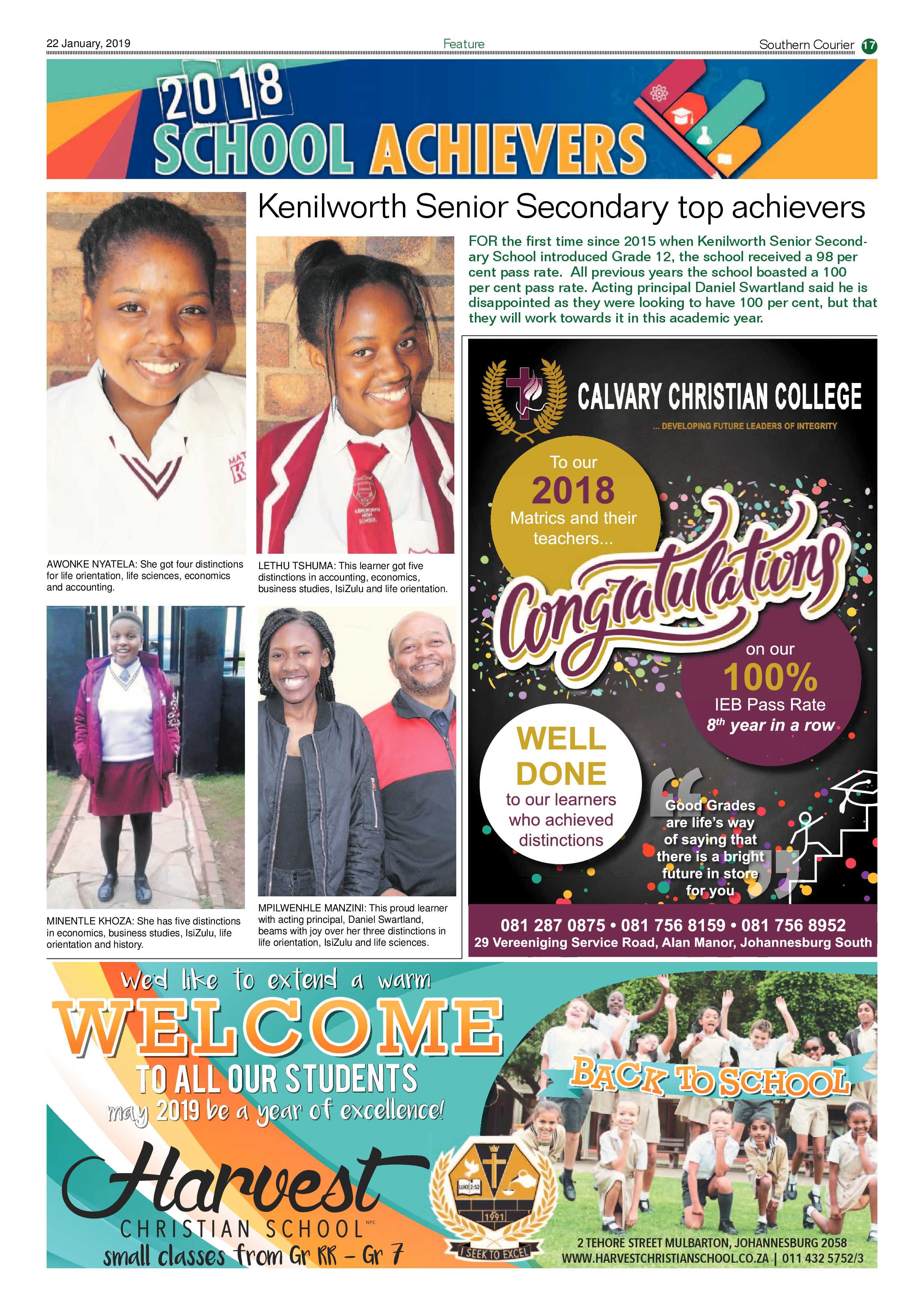 Southern Courier 22 January 2019 page 17