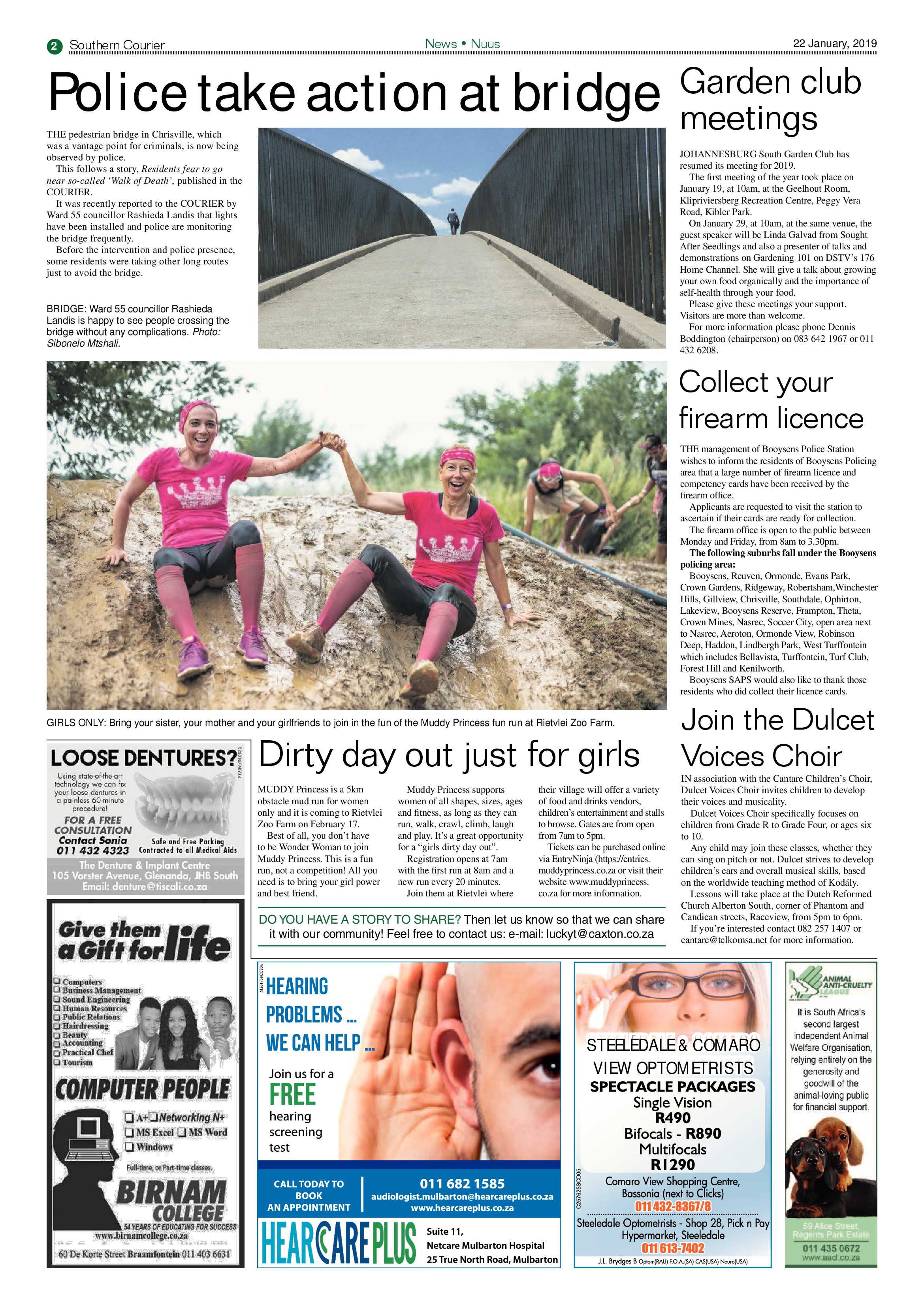 Southern Courier 22 January 2019 page 2