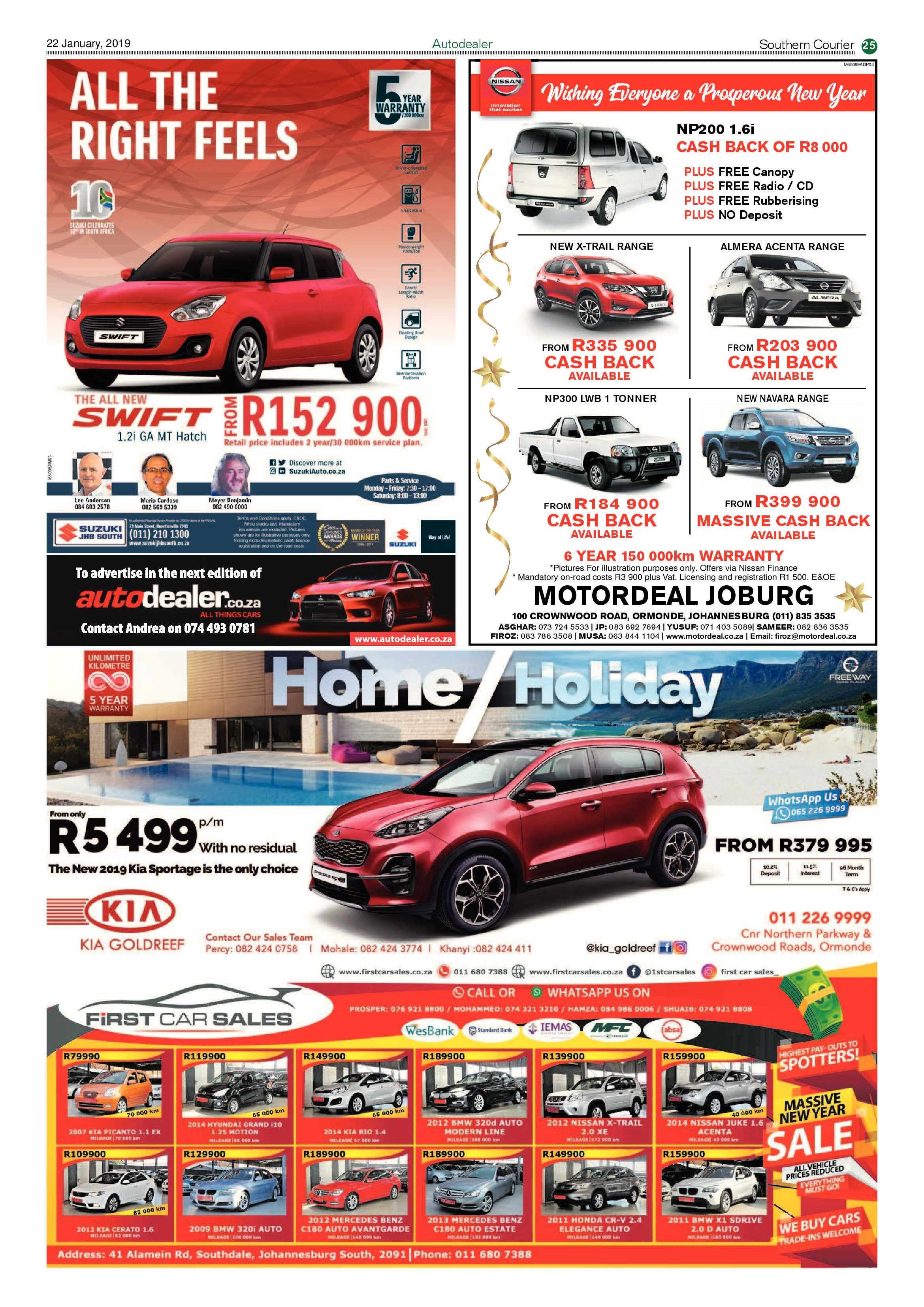Southern Courier 22 January 2019 page 25