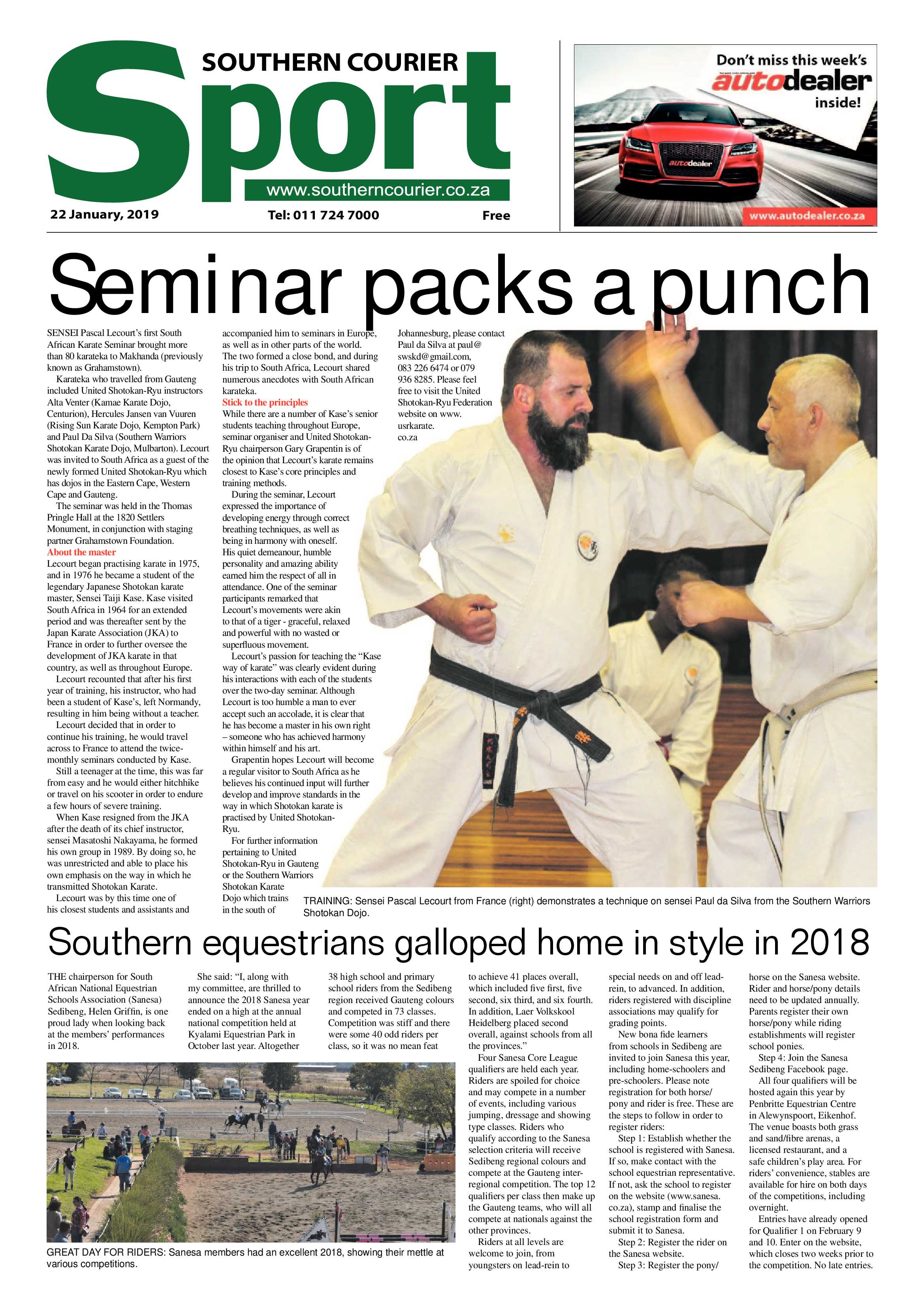 Southern Courier 22 January 2019 page 28