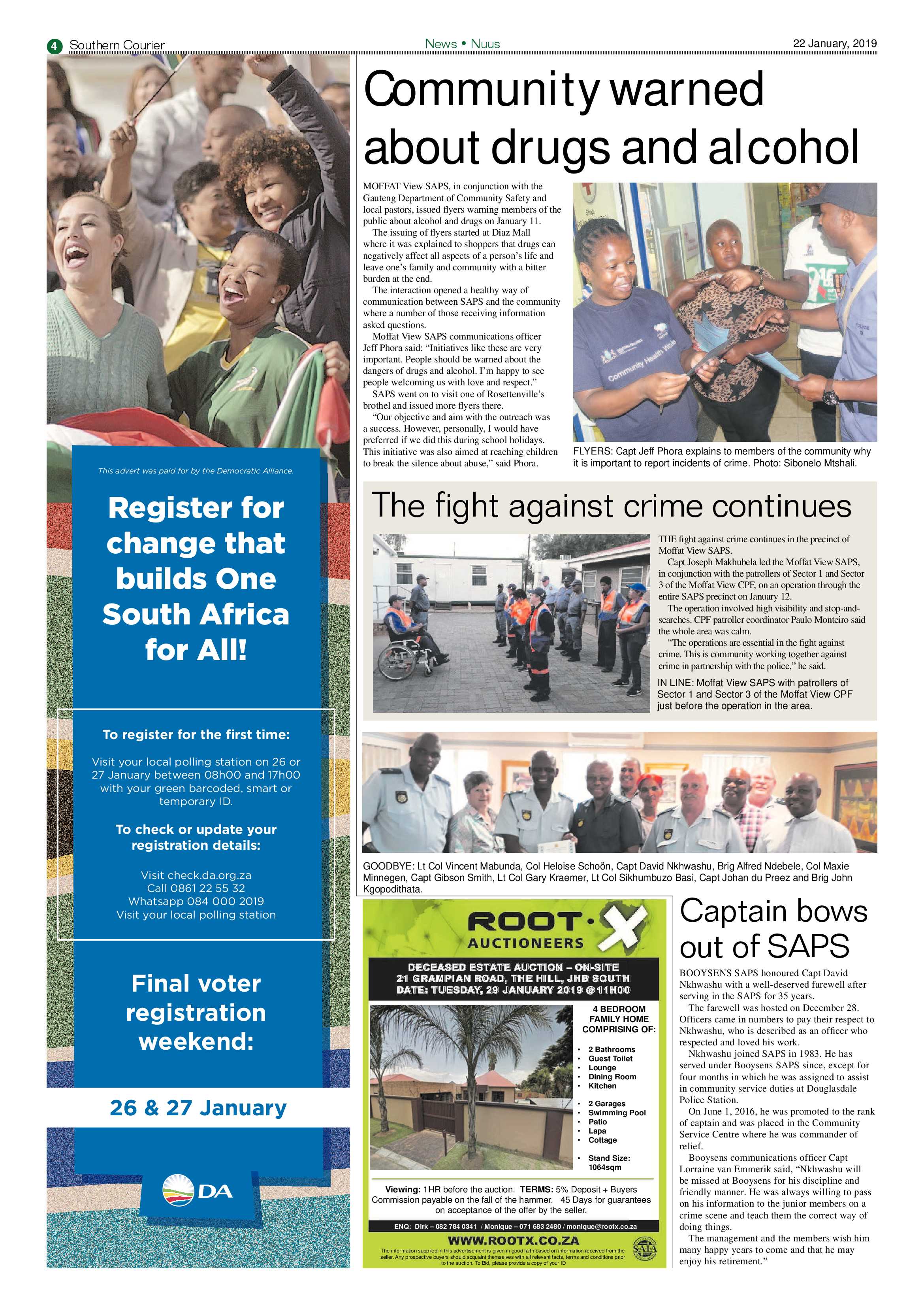 Southern Courier 22 January 2019 page 4