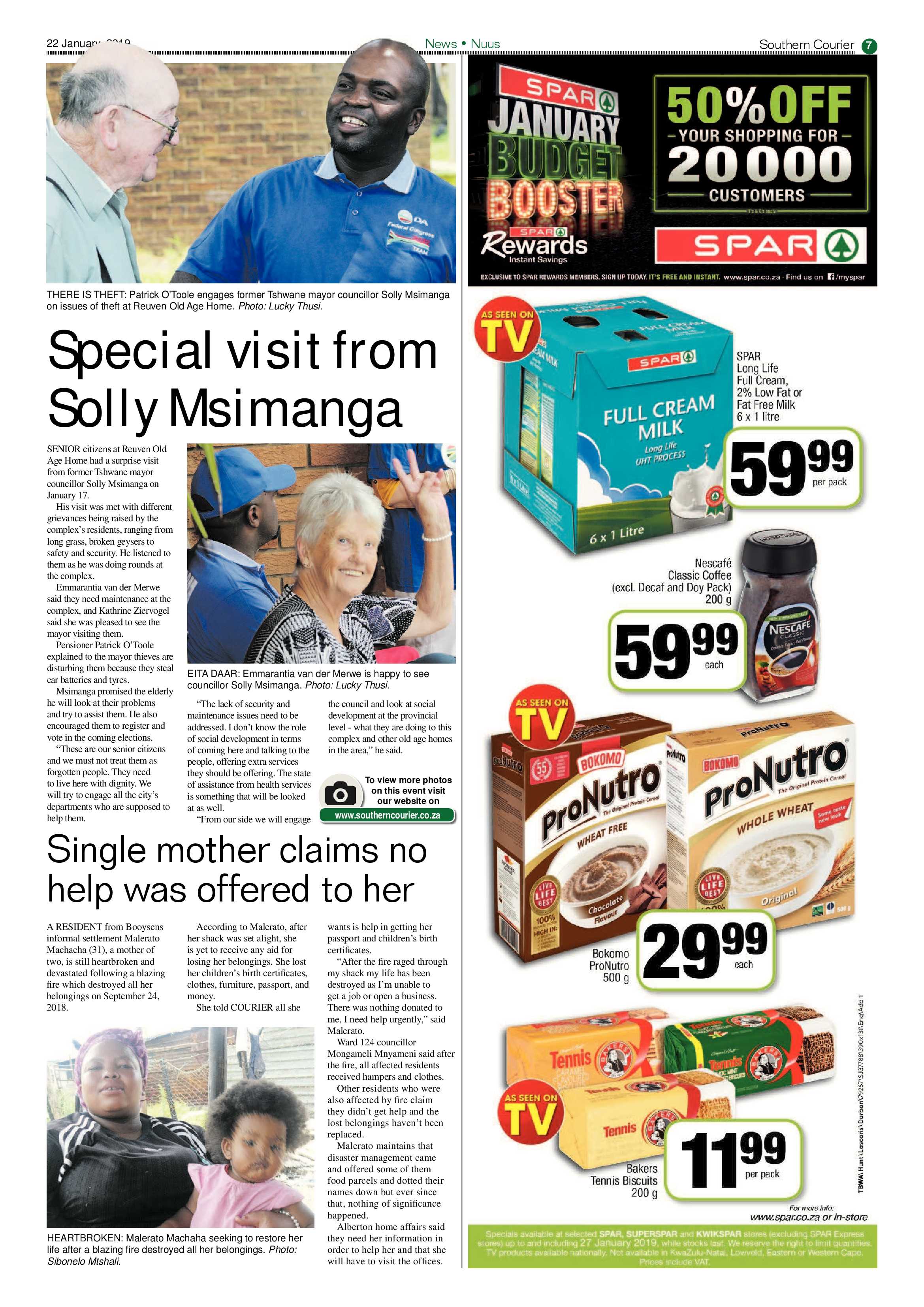 Southern Courier 22 January 2019 page 7
