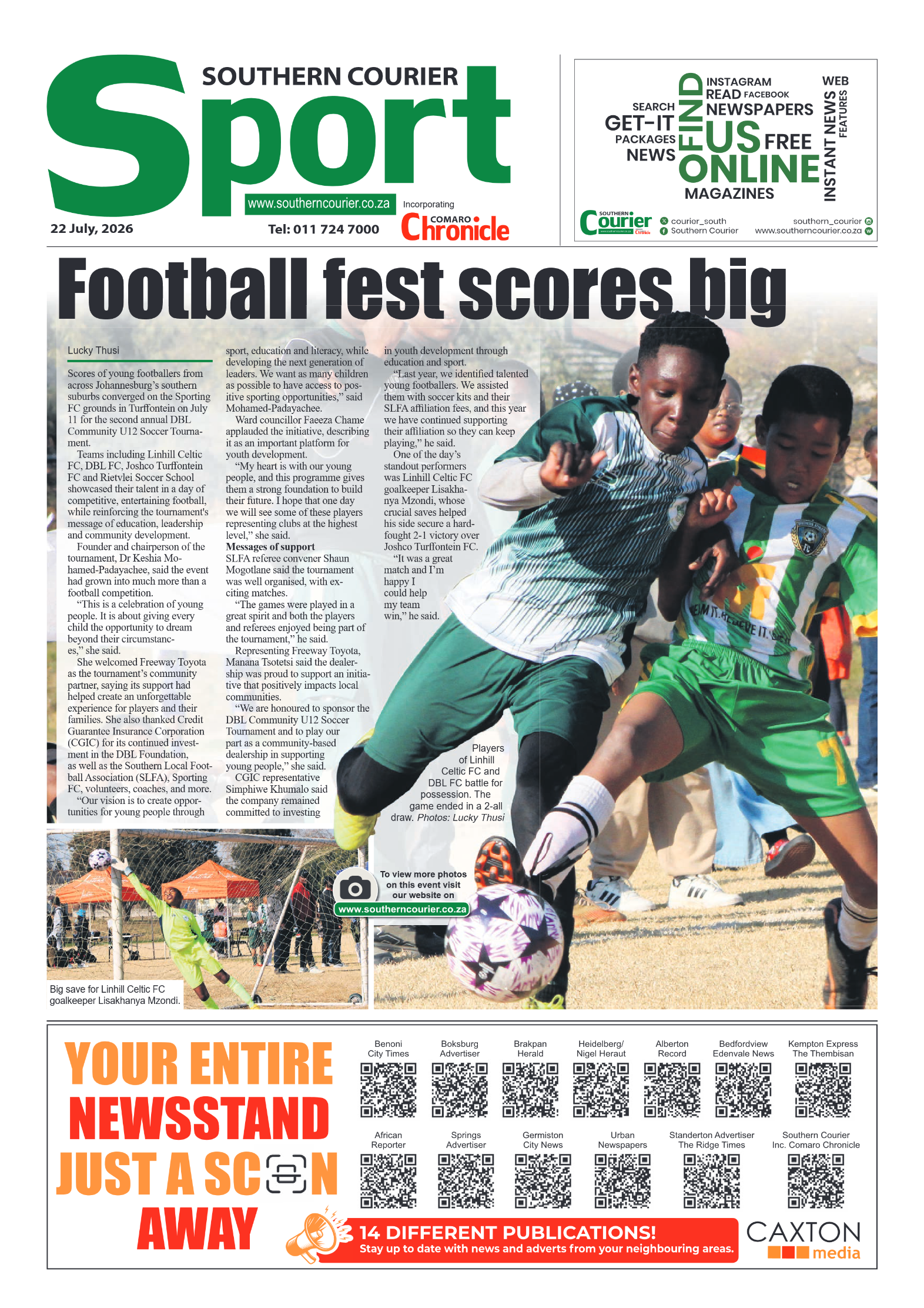 Southern Courier 22 July 2026 page 8