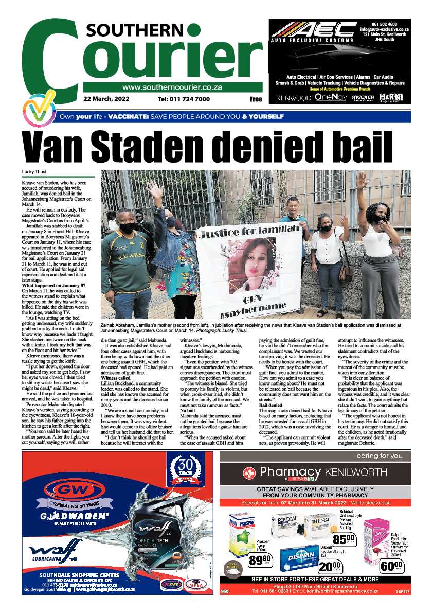 Southern Courier 22 March 2022 page 3