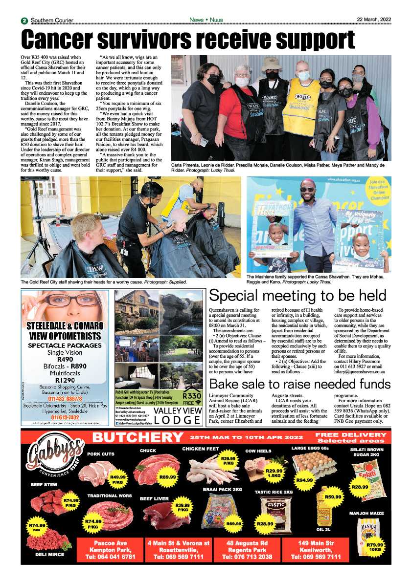 Southern Courier 22 March 2022 page 4