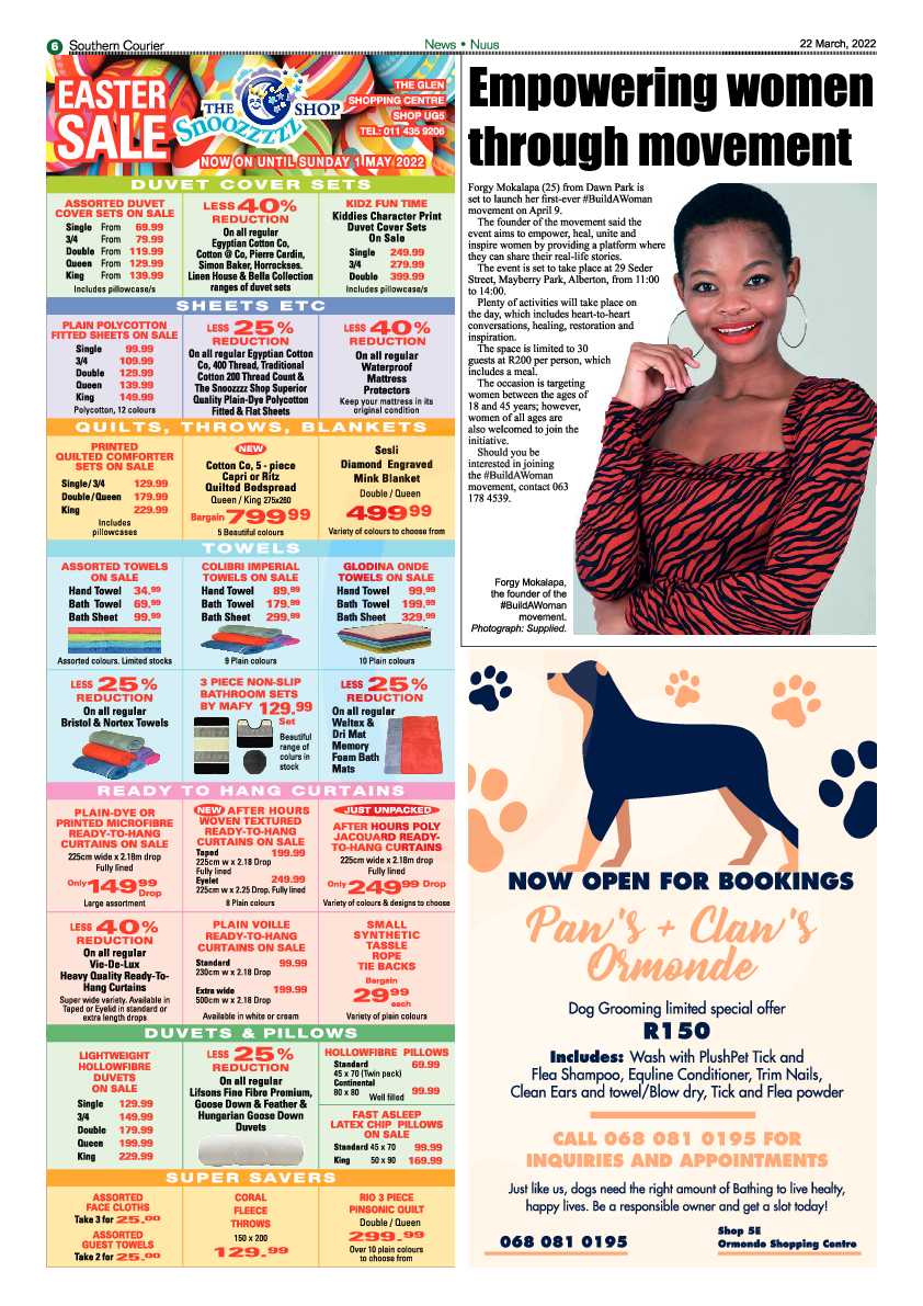 Southern Courier 22 March 2022 page 8