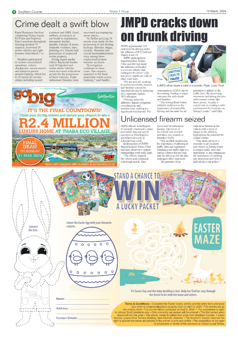 Southern Courier 22 March 2024 page 4