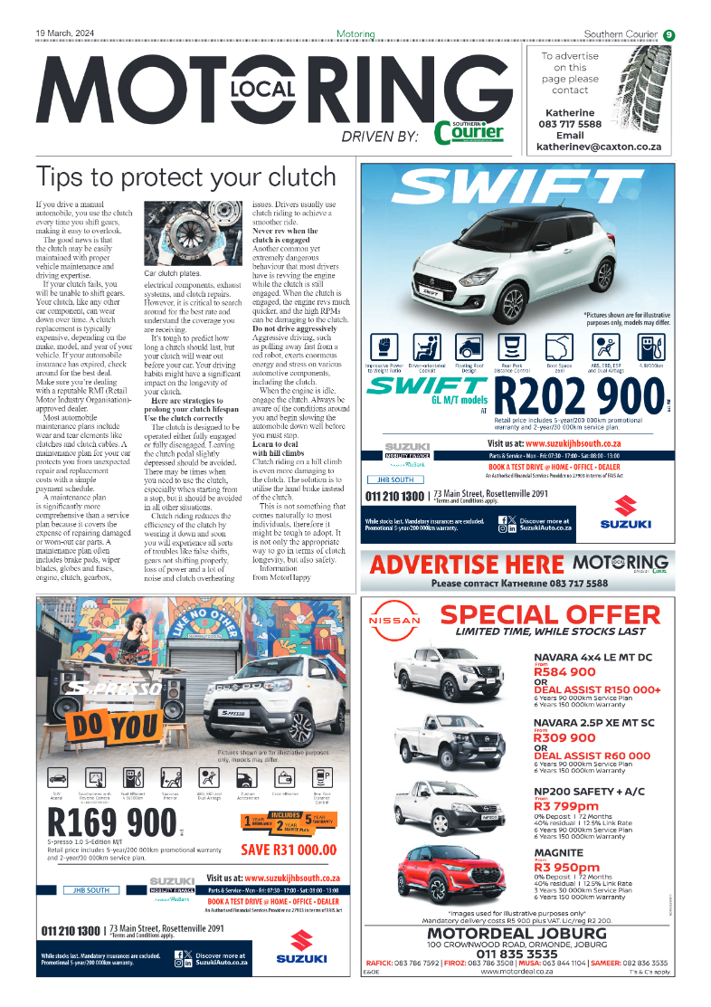 Southern Courier 22 March 2024 page 9
