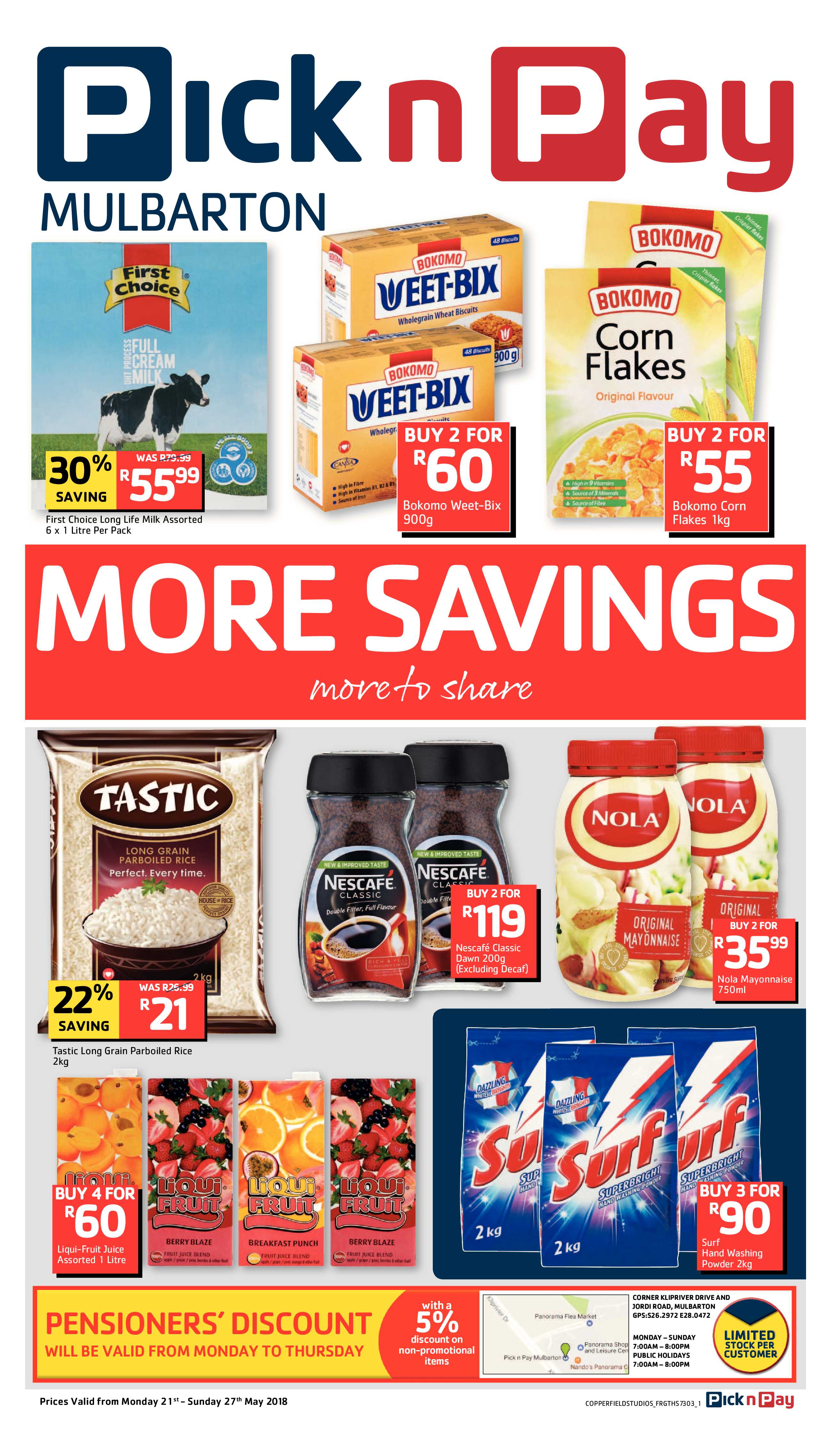Southern Courier 22 May 2018 page 1