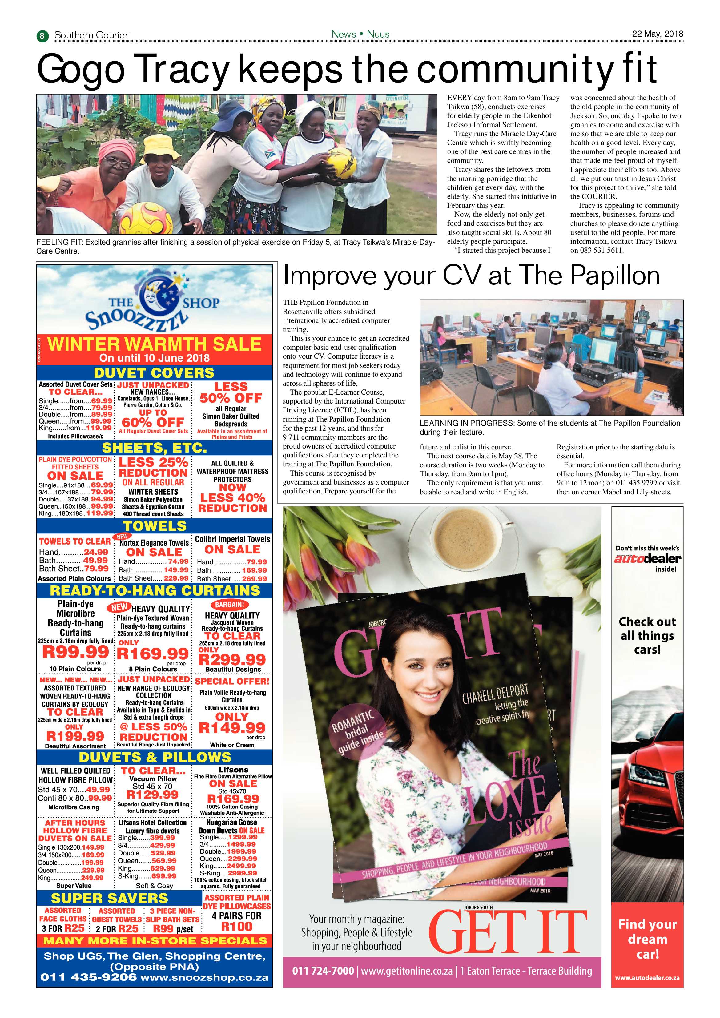 Southern Courier 22 May 2018 page 10