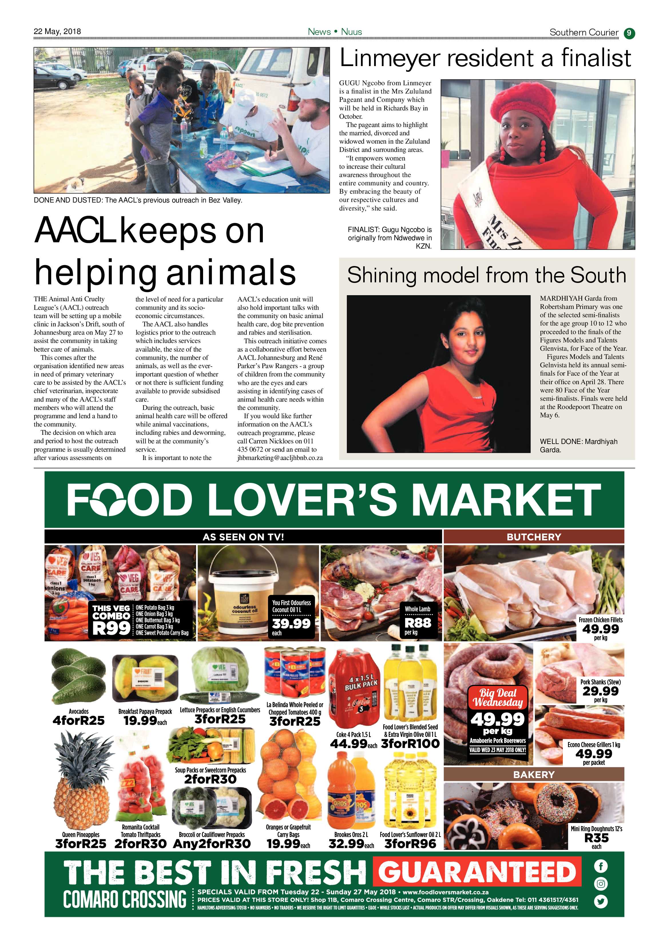 Southern Courier 22 May 2018 page 11