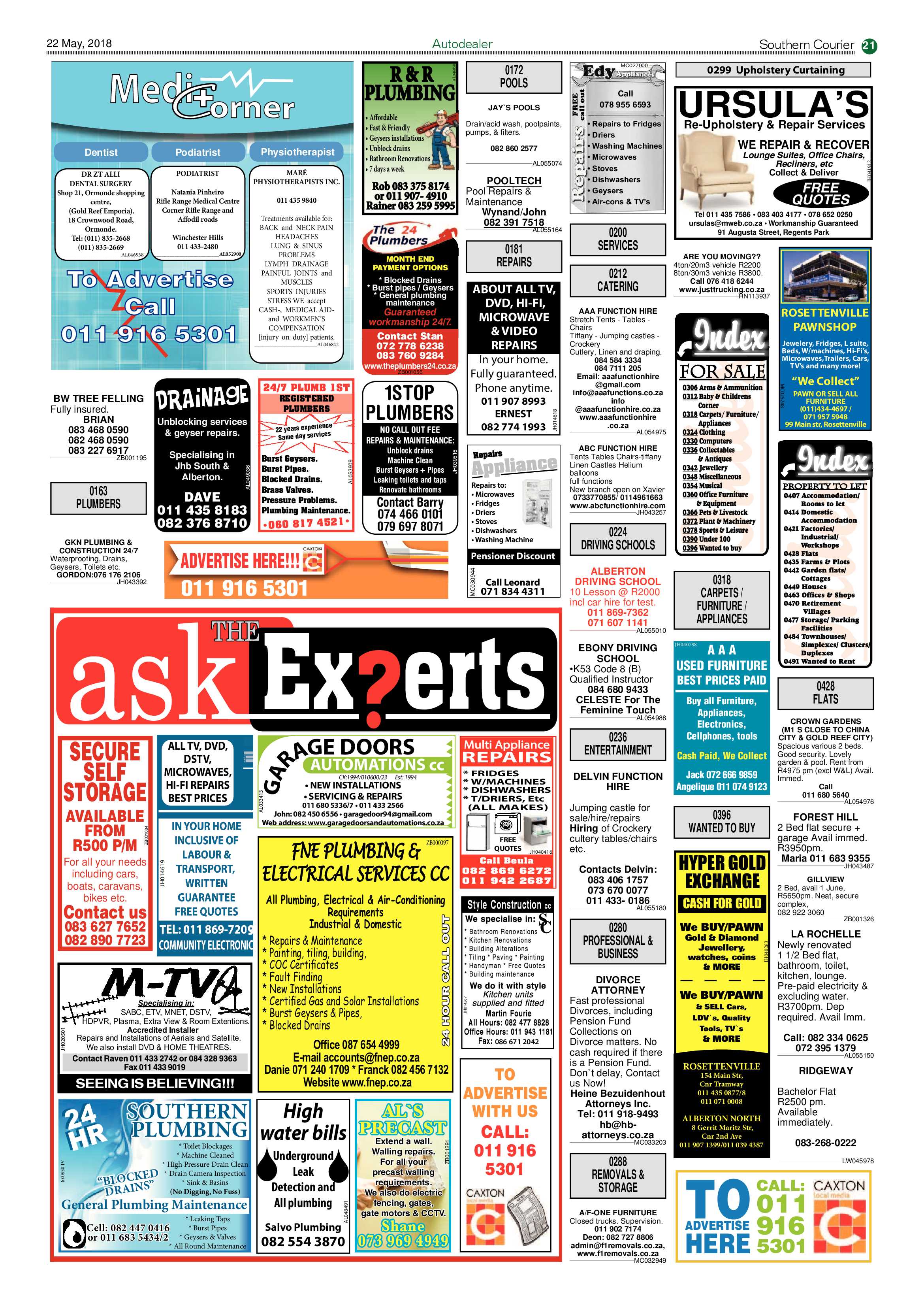 Southern Courier 22 May 2018 page 23