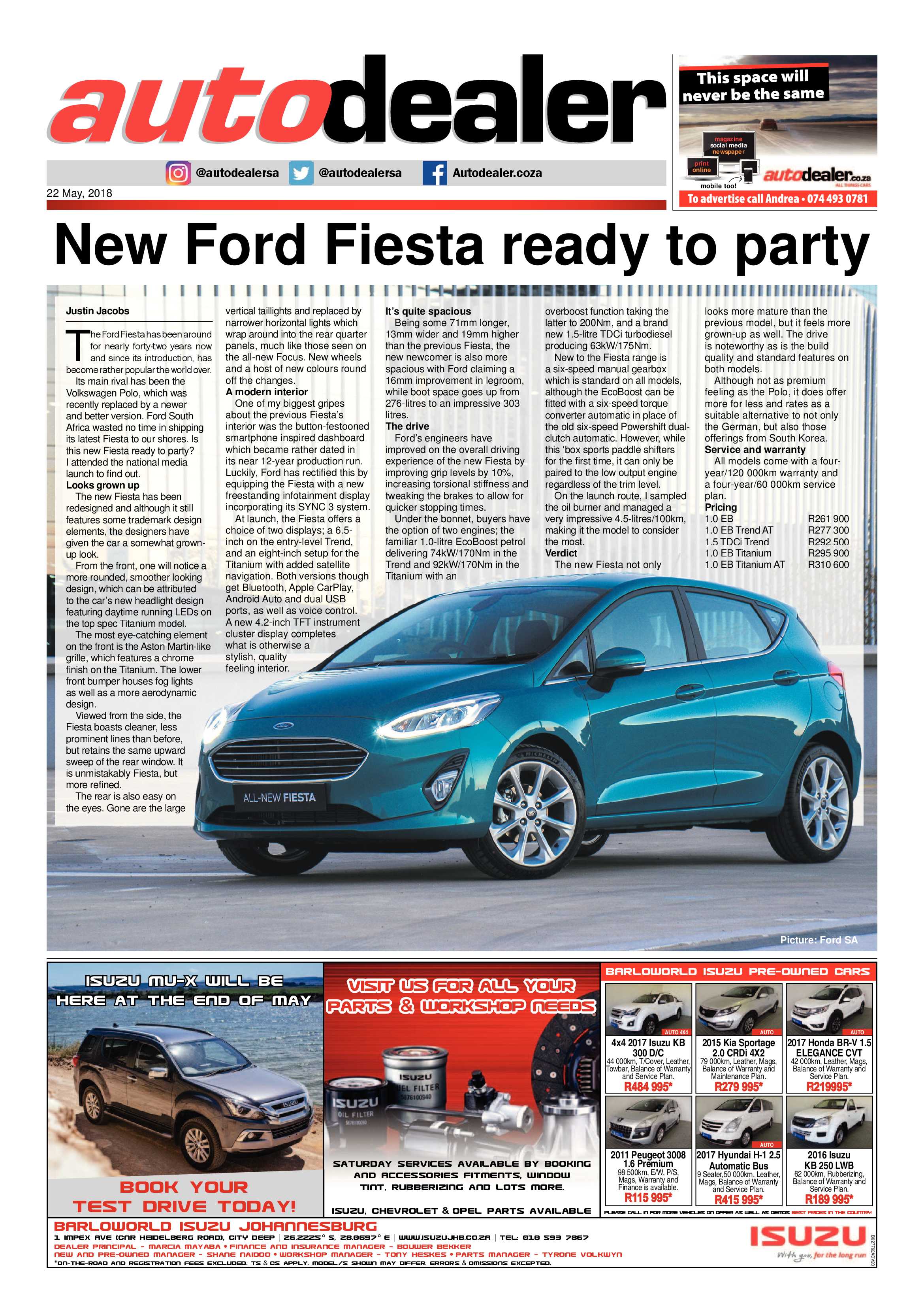 Southern Courier 22 May 2018 page 25