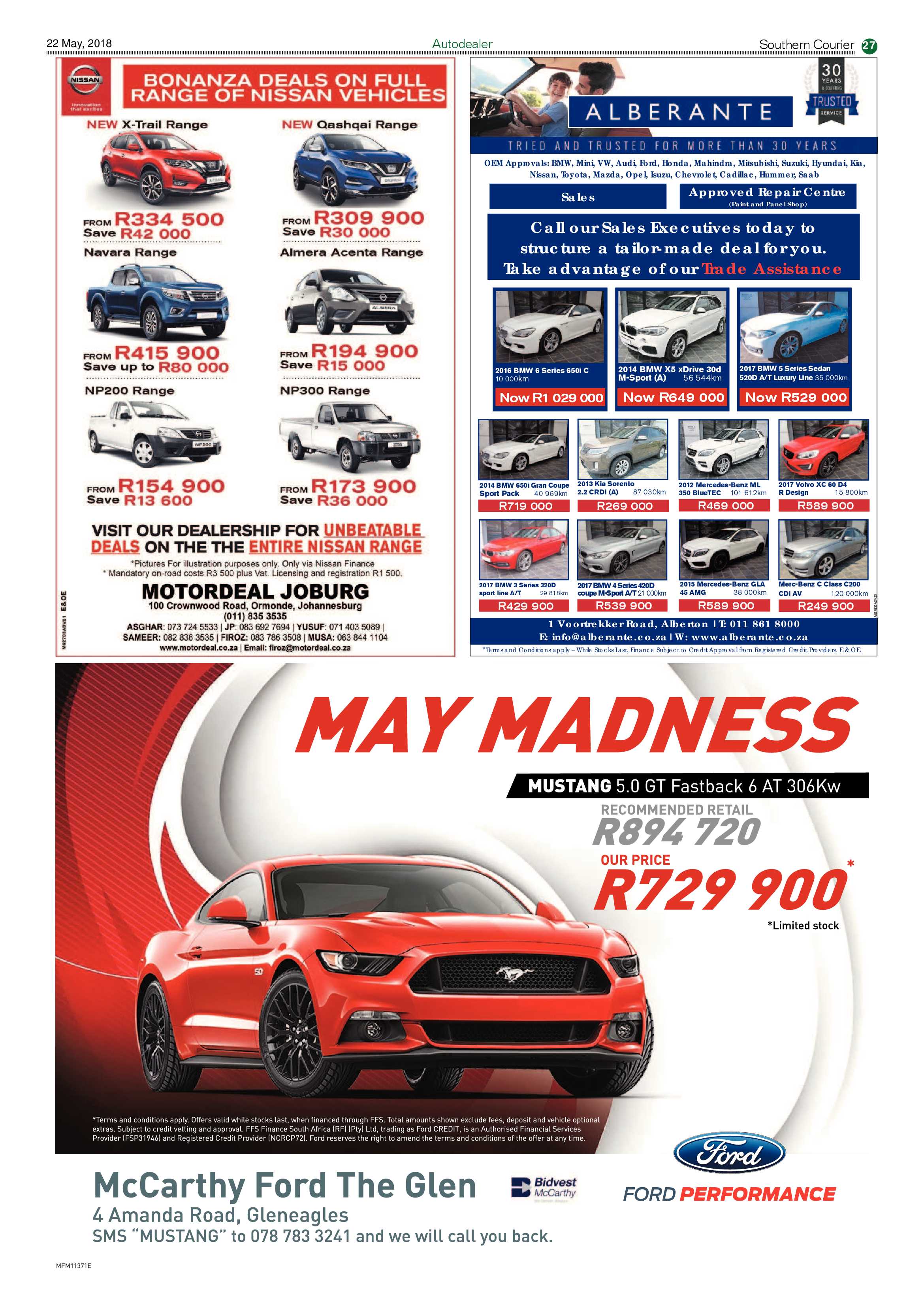 Southern Courier 22 May 2018 page 29