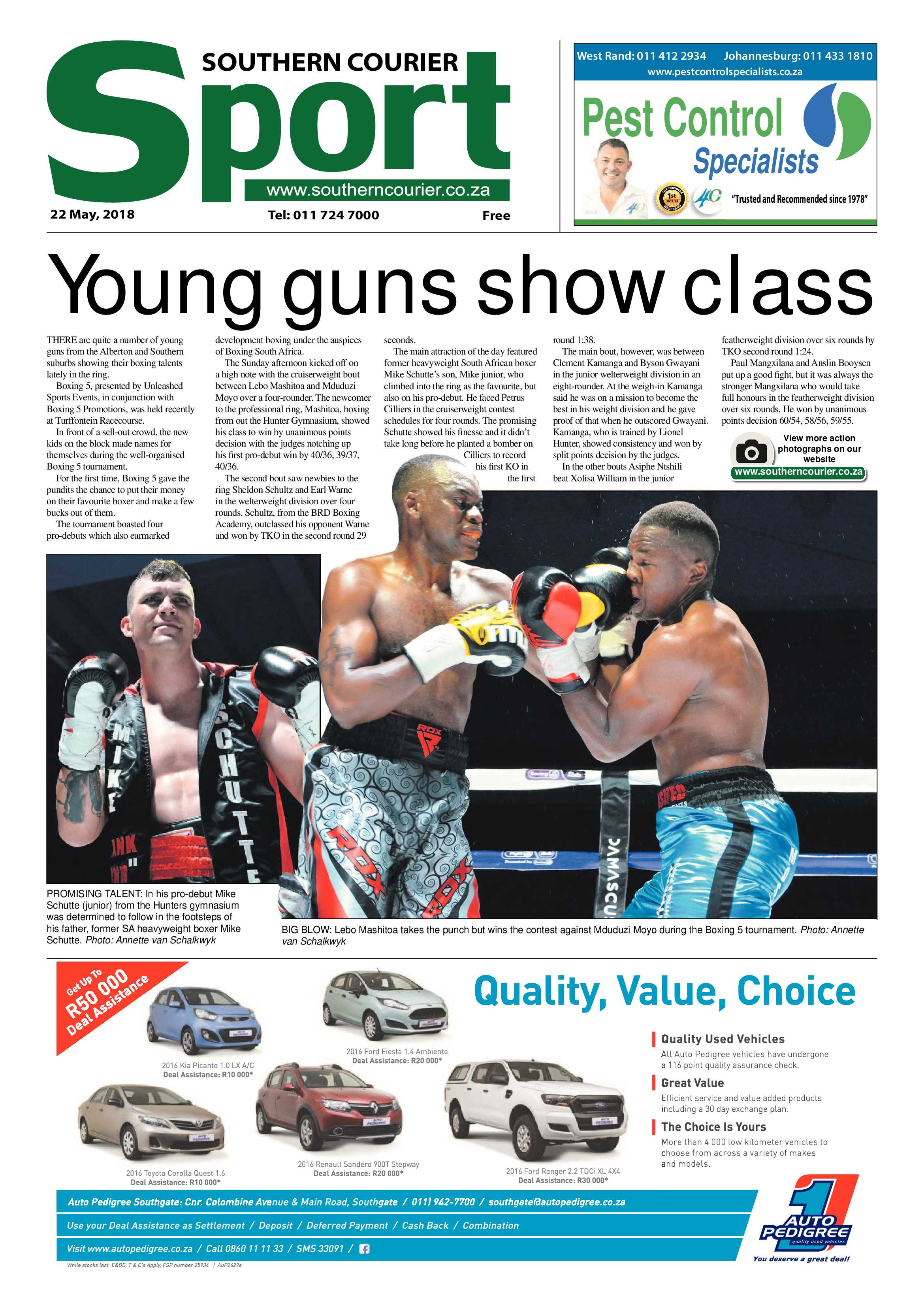 Southern Courier 22 May 2018 page 34