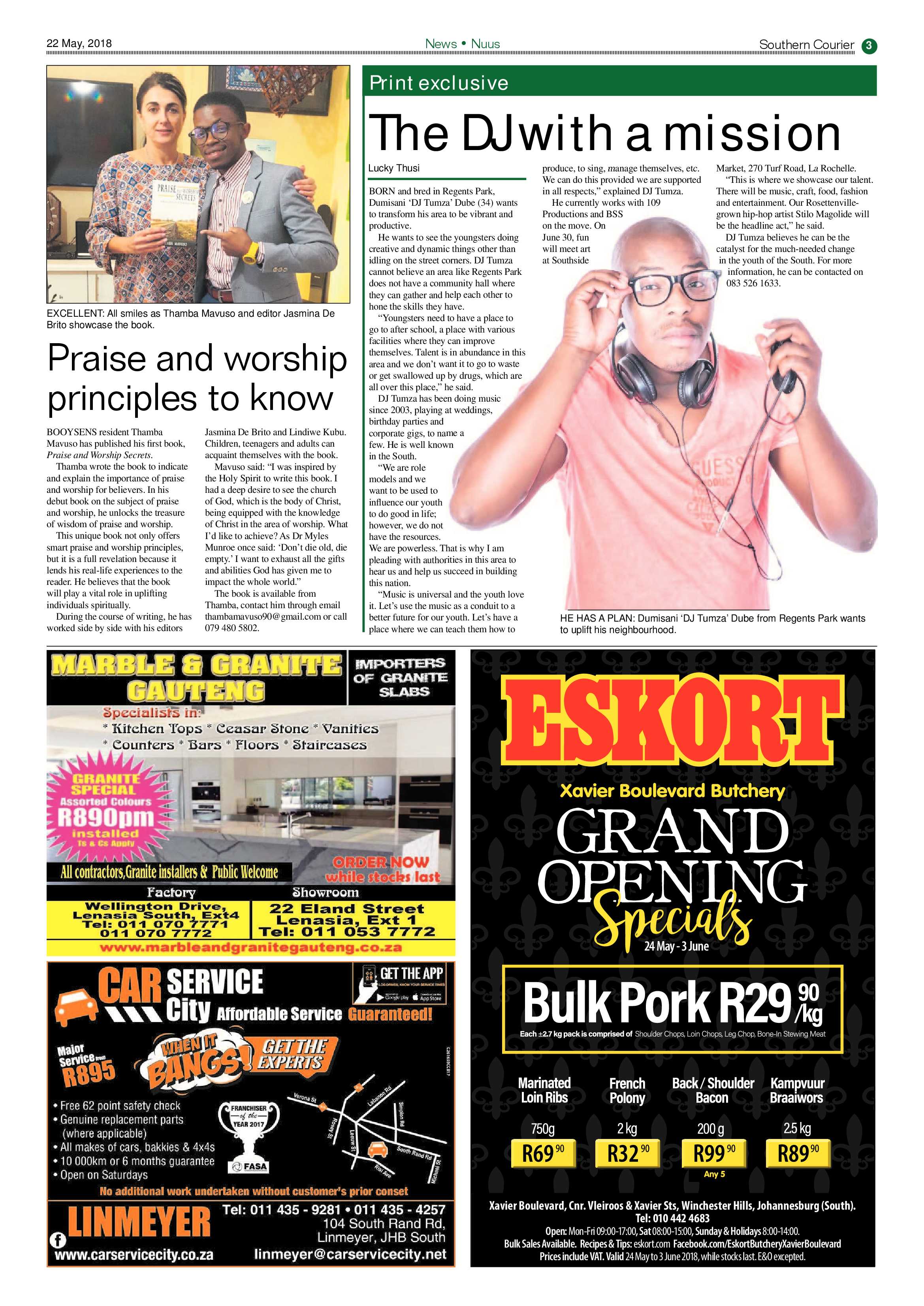 Southern Courier 22 May 2018 page 5