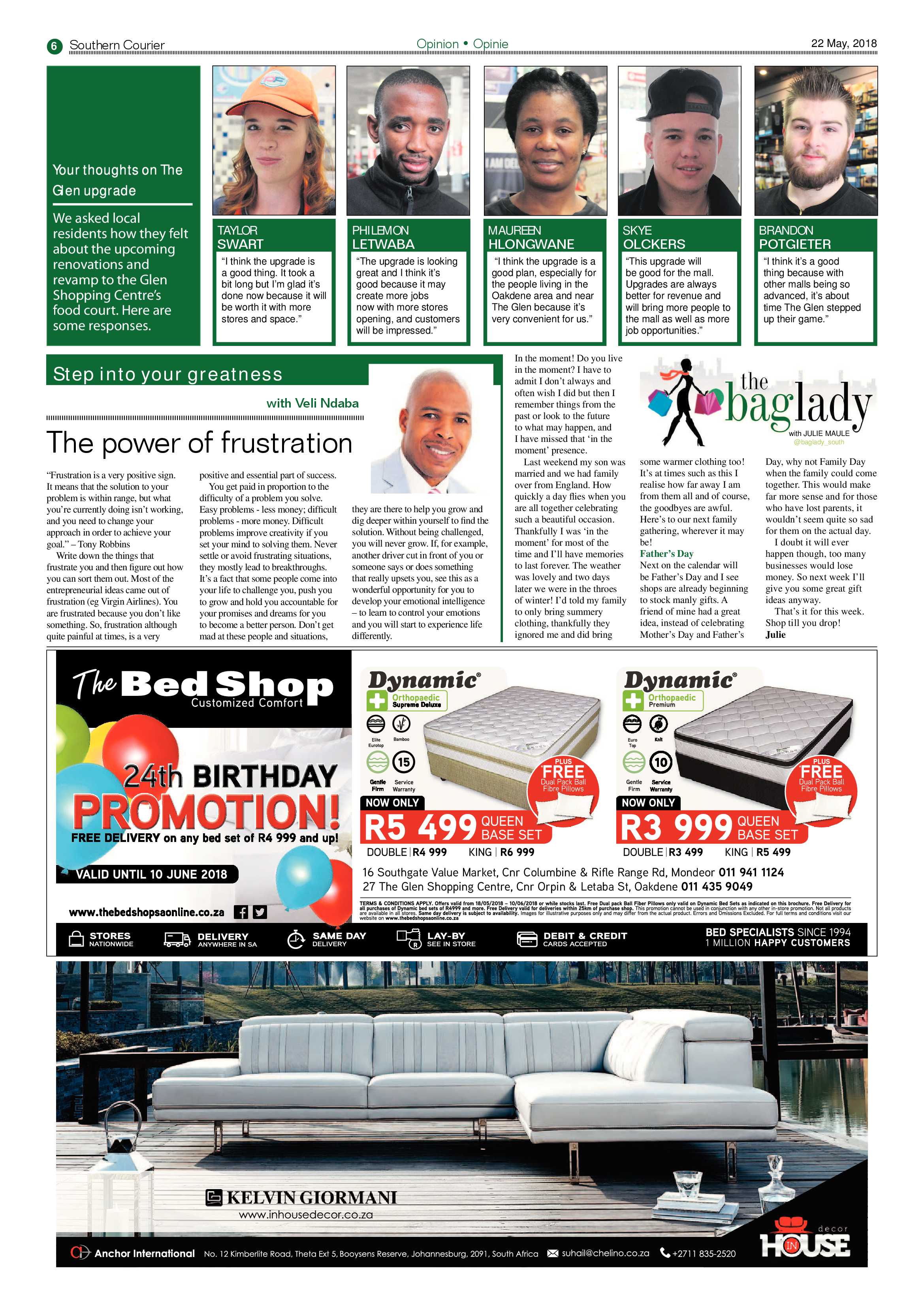 Southern Courier 22 May 2018 page 8