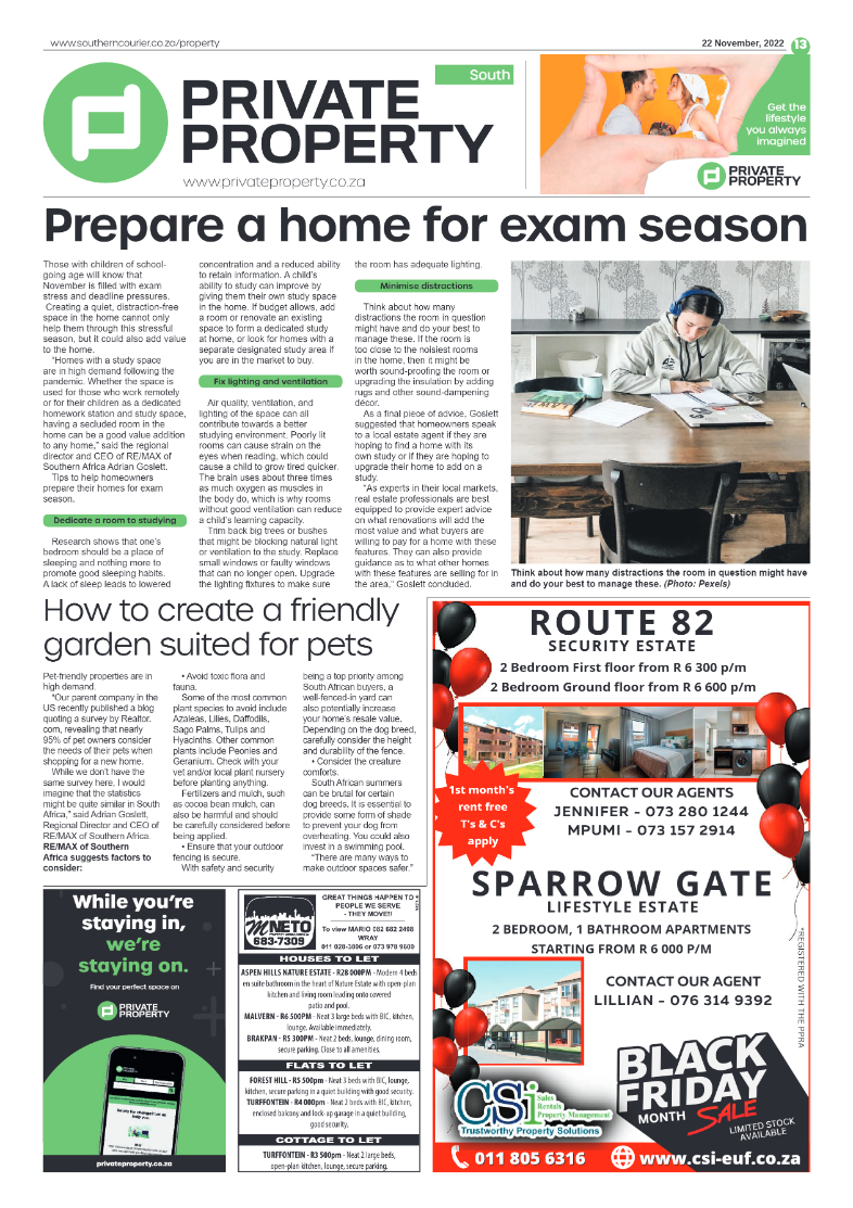 Southern Courier 22 Nov 2022 page 13