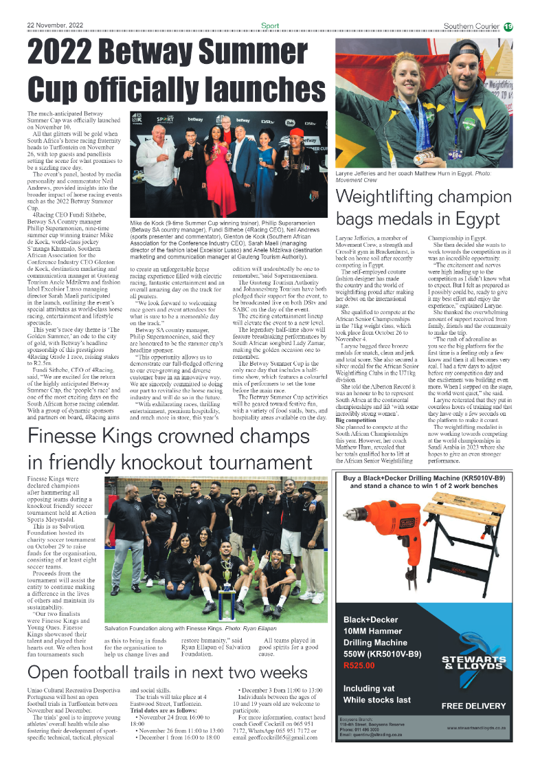Southern Courier 22 Nov 2022 page 19