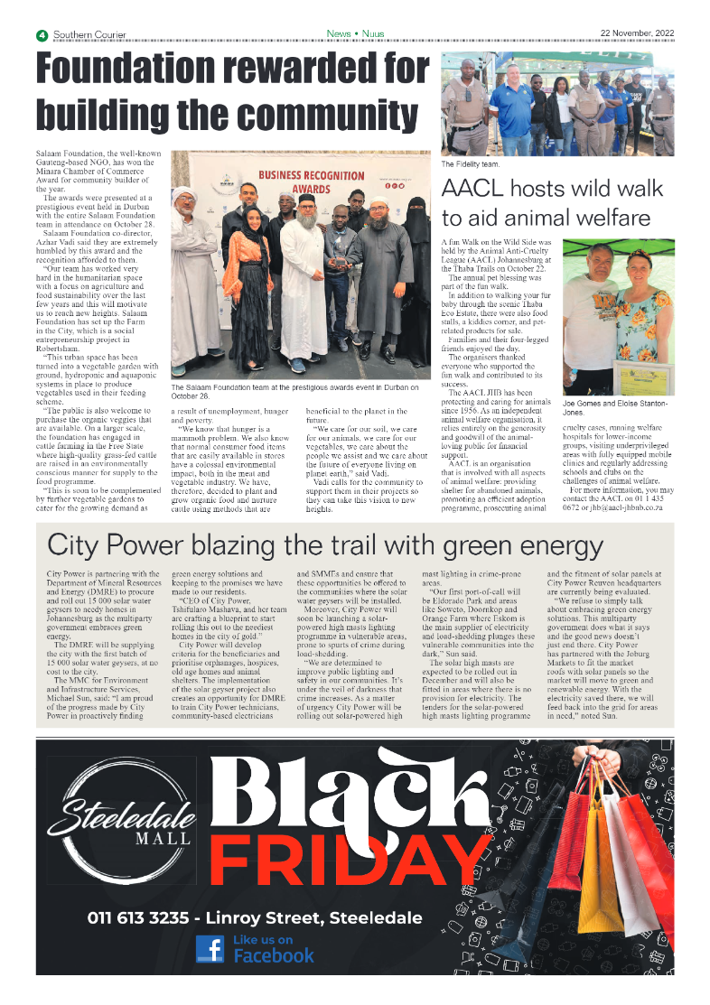Southern Courier 22 Nov 2022 page 4
