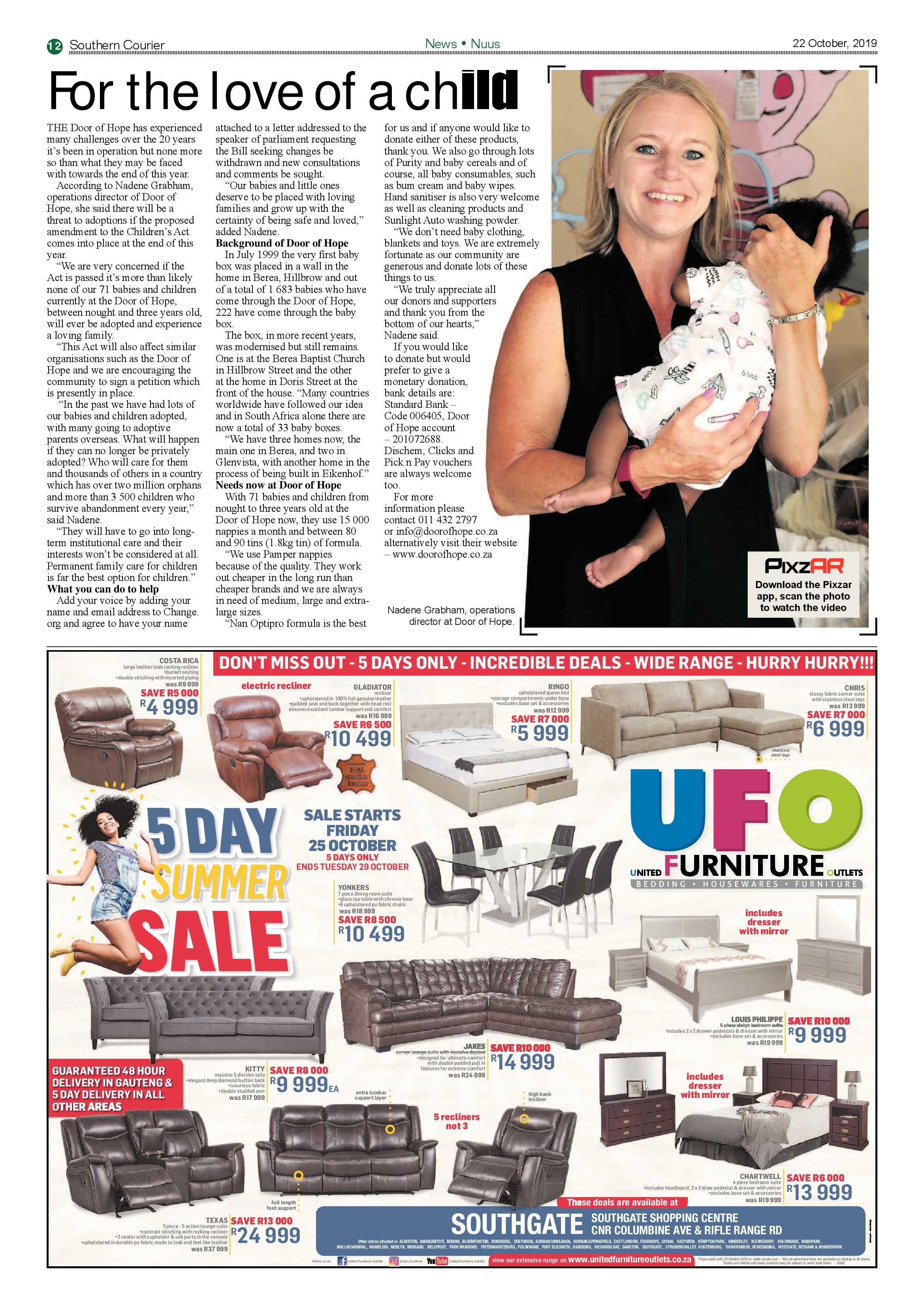 Southern Courier 22 October 2019 page 12