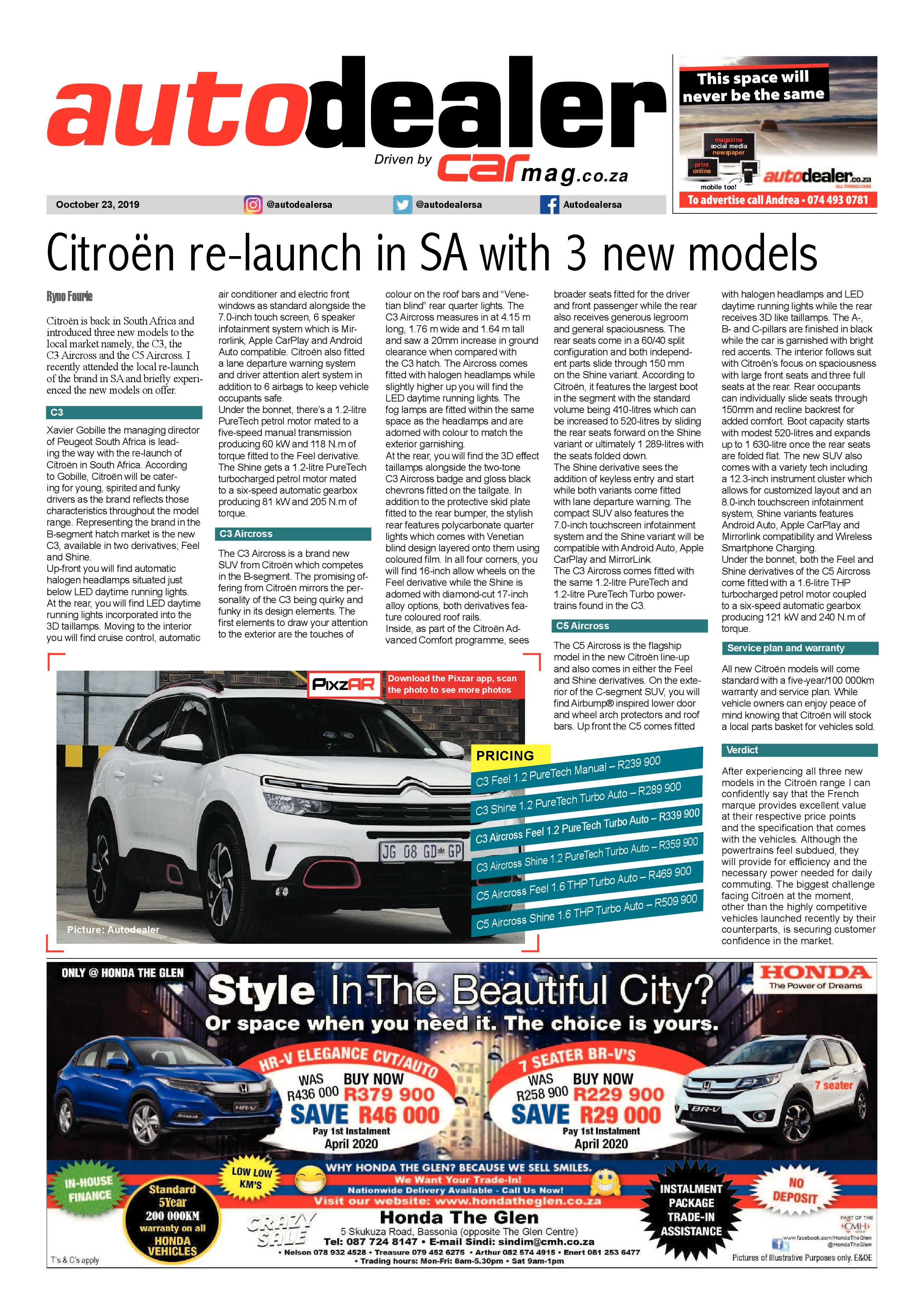Southern Courier 22 October 2019 page 19