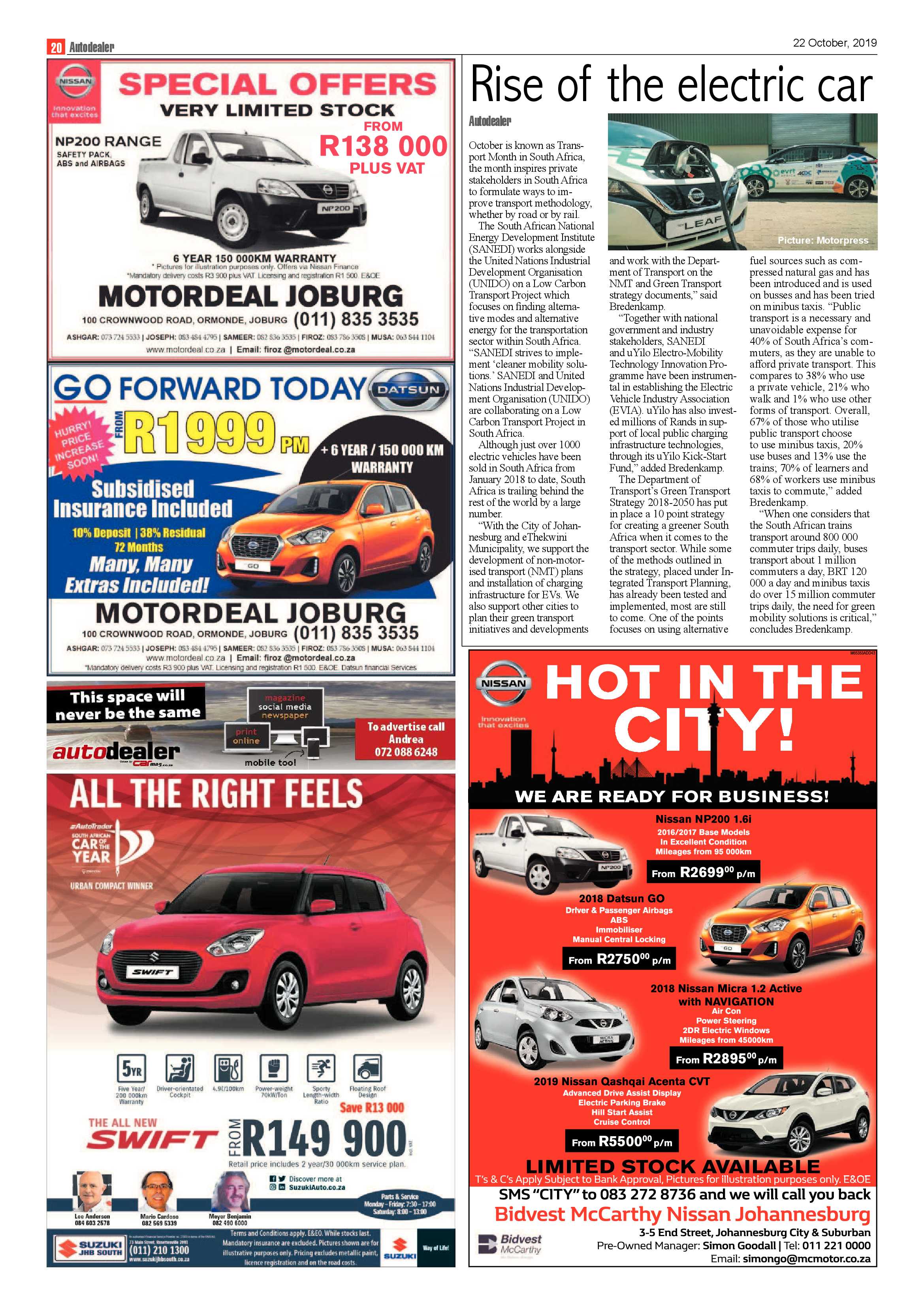 Southern Courier 22 October 2019 page 20