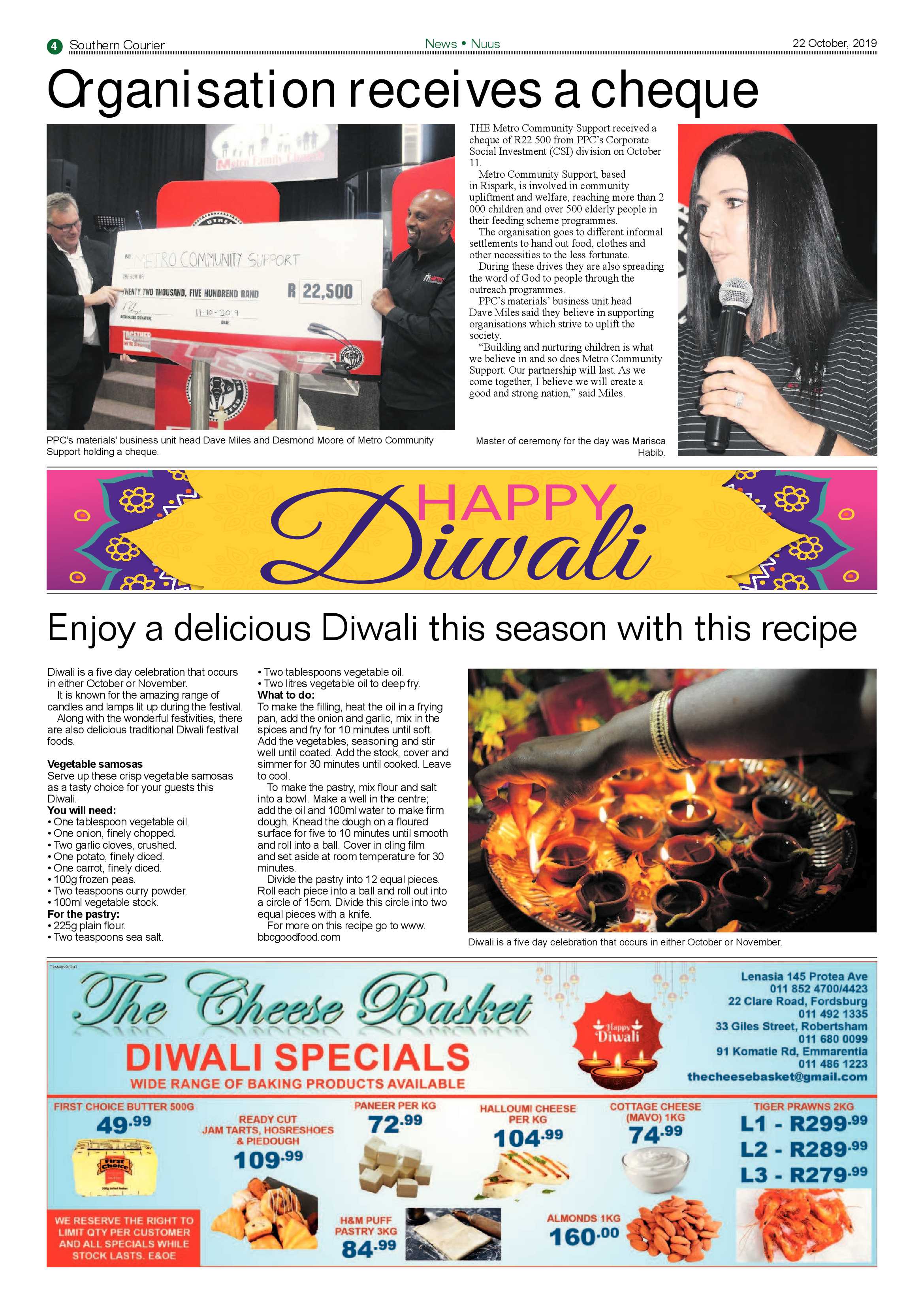 Southern Courier 22 October 2019 page 4