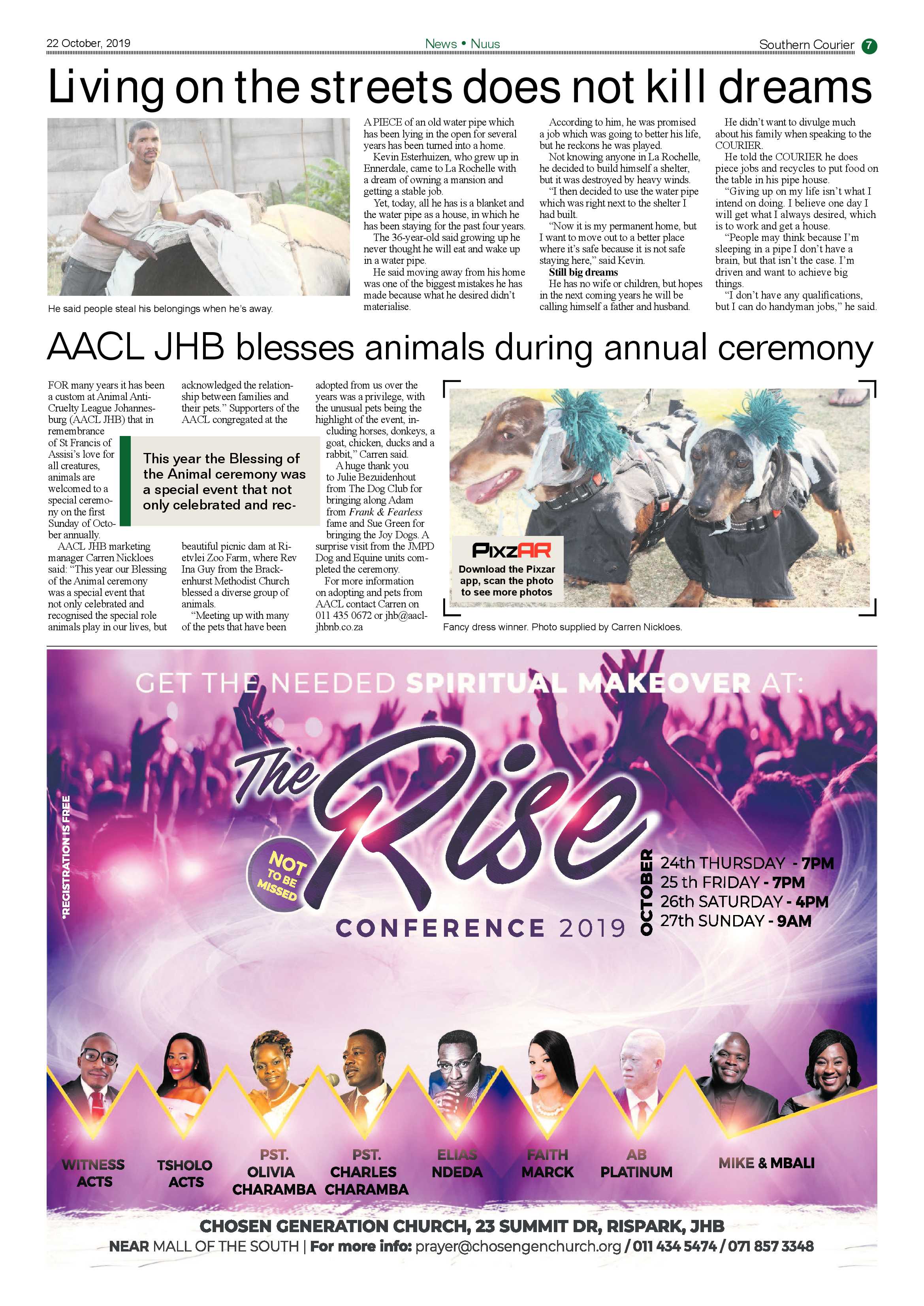 Southern Courier 22 October 2019 page 7