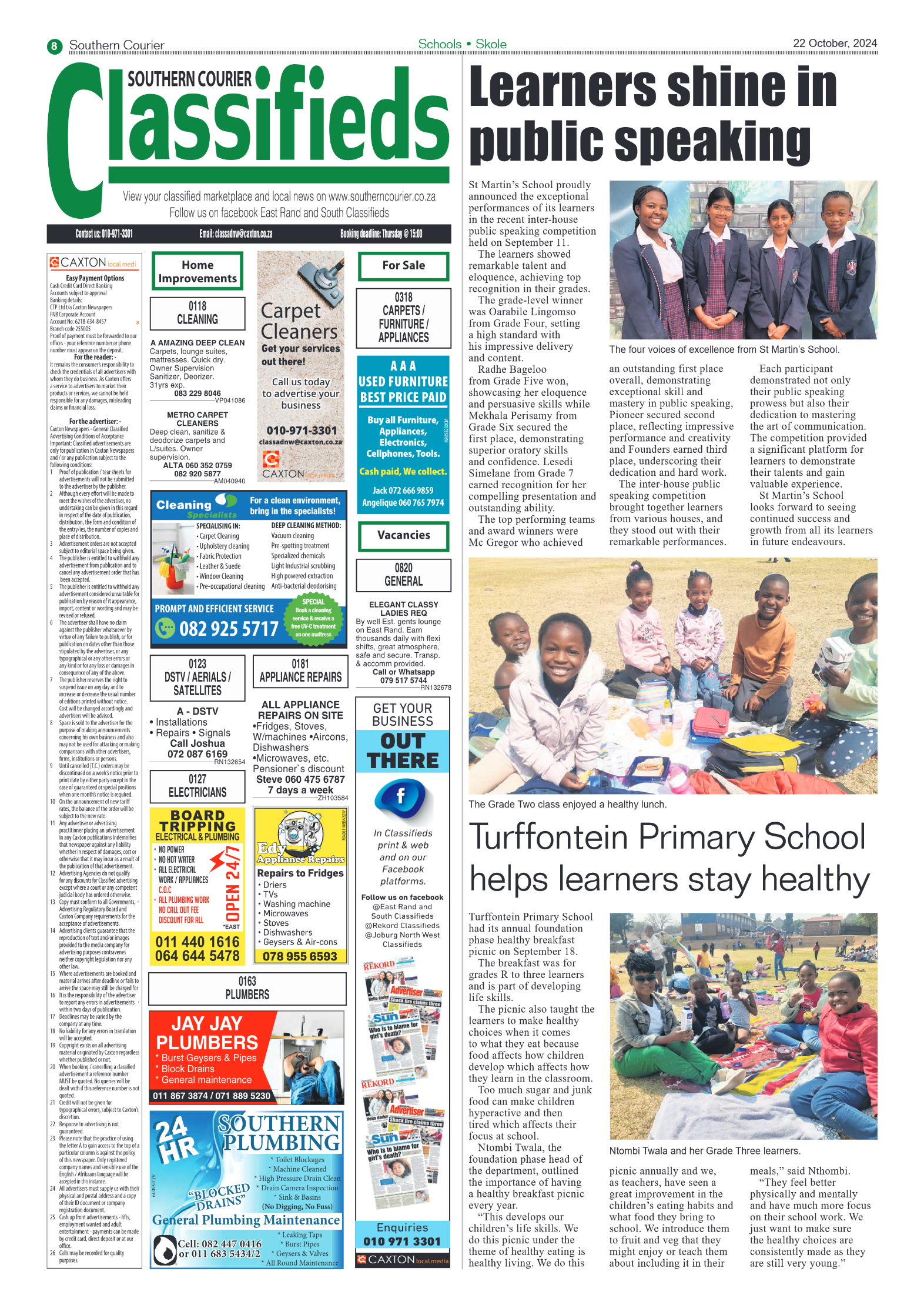 Southern Courier 22 October 2024 page 10