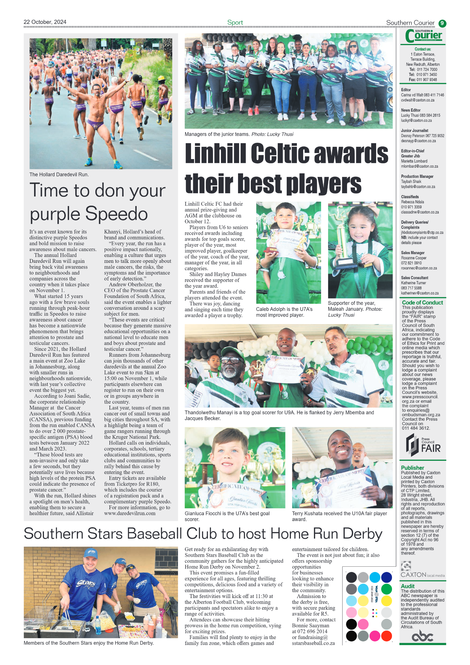 Southern Courier 22 October 2024 page 11